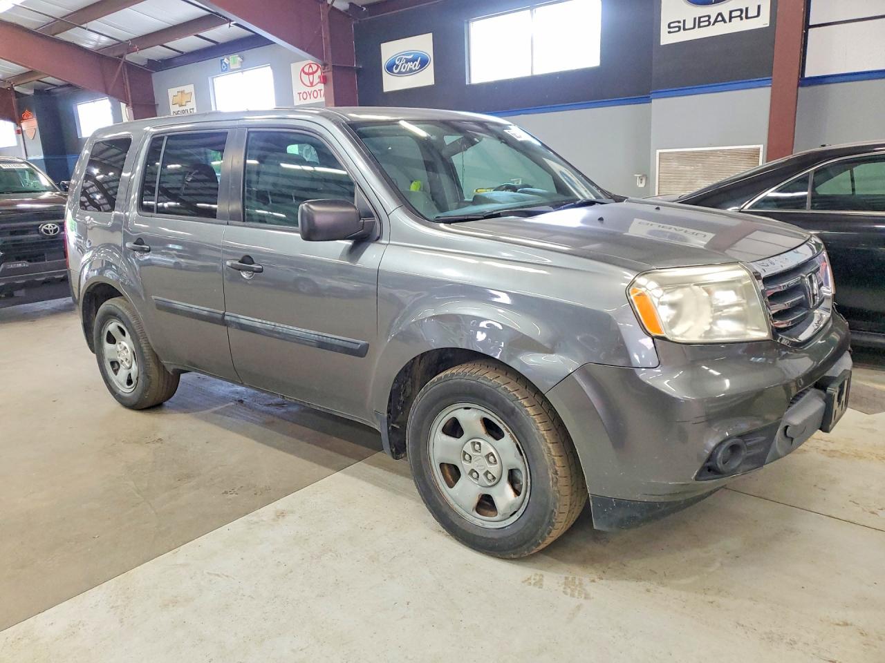2013 Honda Pilot Lx Серый vin: 5FNYF4H25DB073872