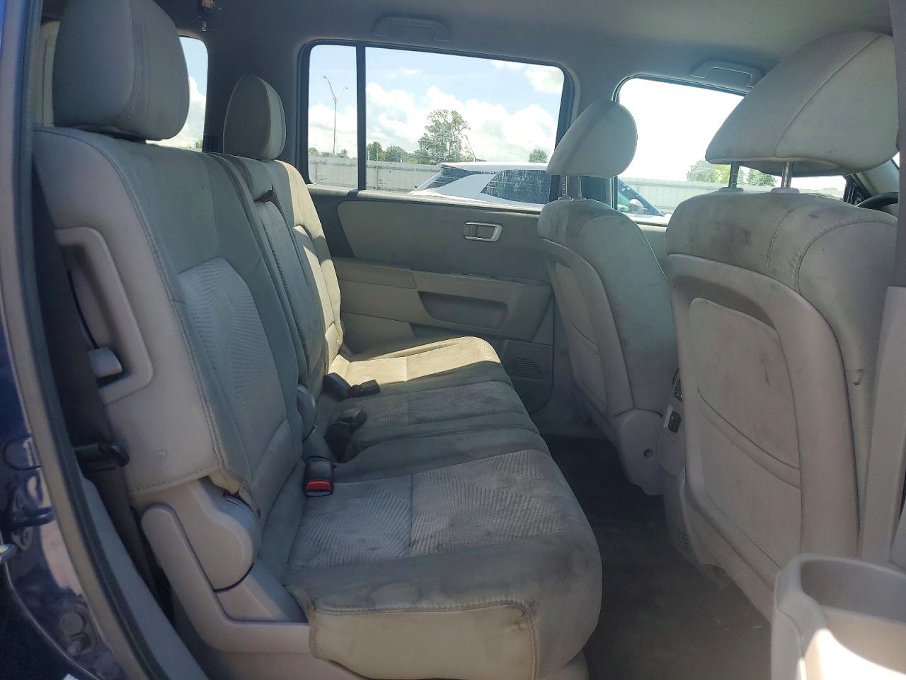 2014 Honda Pilot Lx Синий vin: 5FNYF4H25EB002009