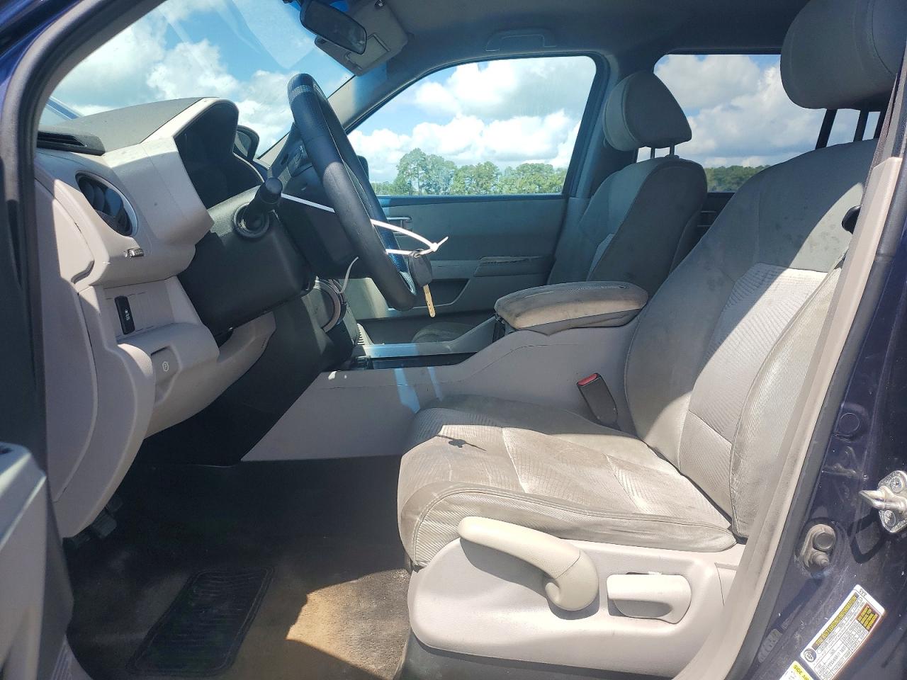 2014 Honda Pilot Lx Синий vin: 5FNYF4H25EB002009