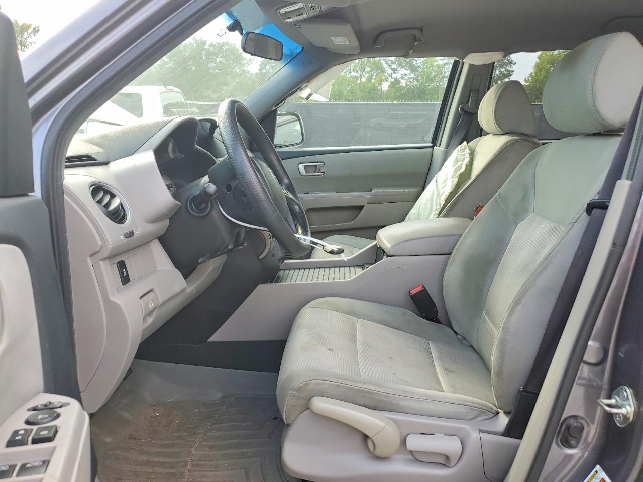 2014 Honda Pilot Lx Gray vin: 5FNYF4H25EB018663