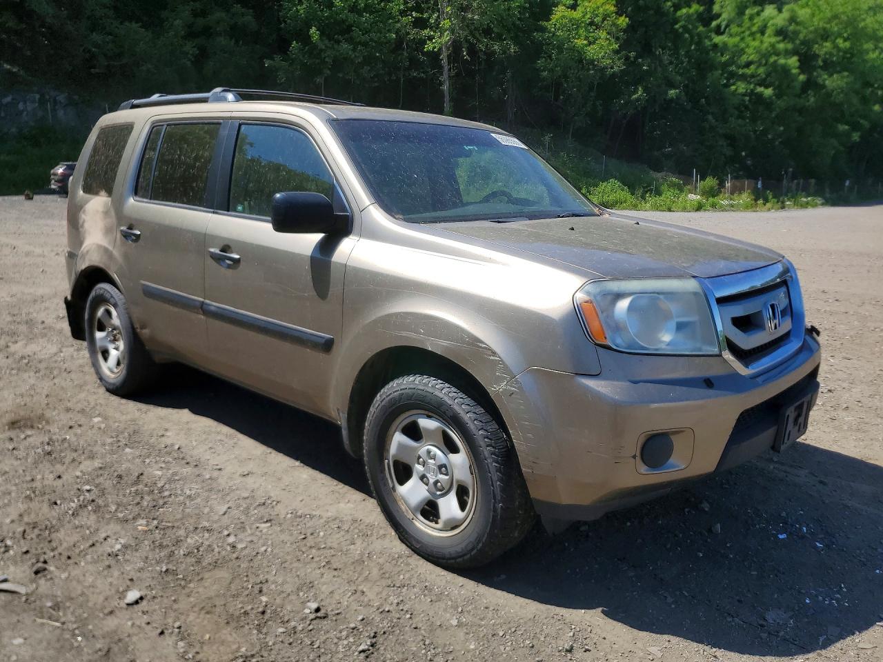 2010 Honda Pilot Lx Золотой vin: 5FNYF4H26AB006113