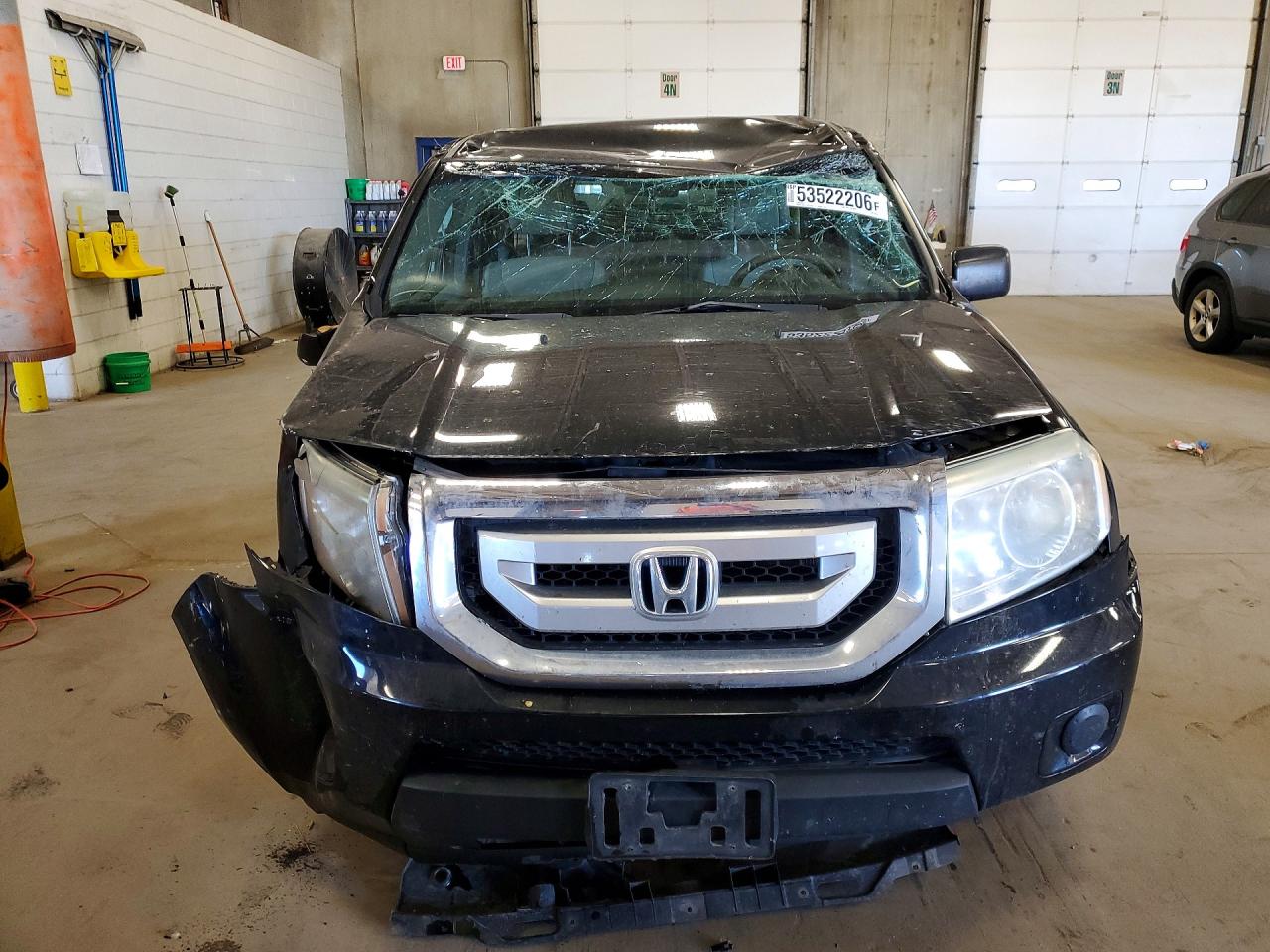 2010 Honda Pilot Lx Black vin: 5FNYF4H26AB037247
