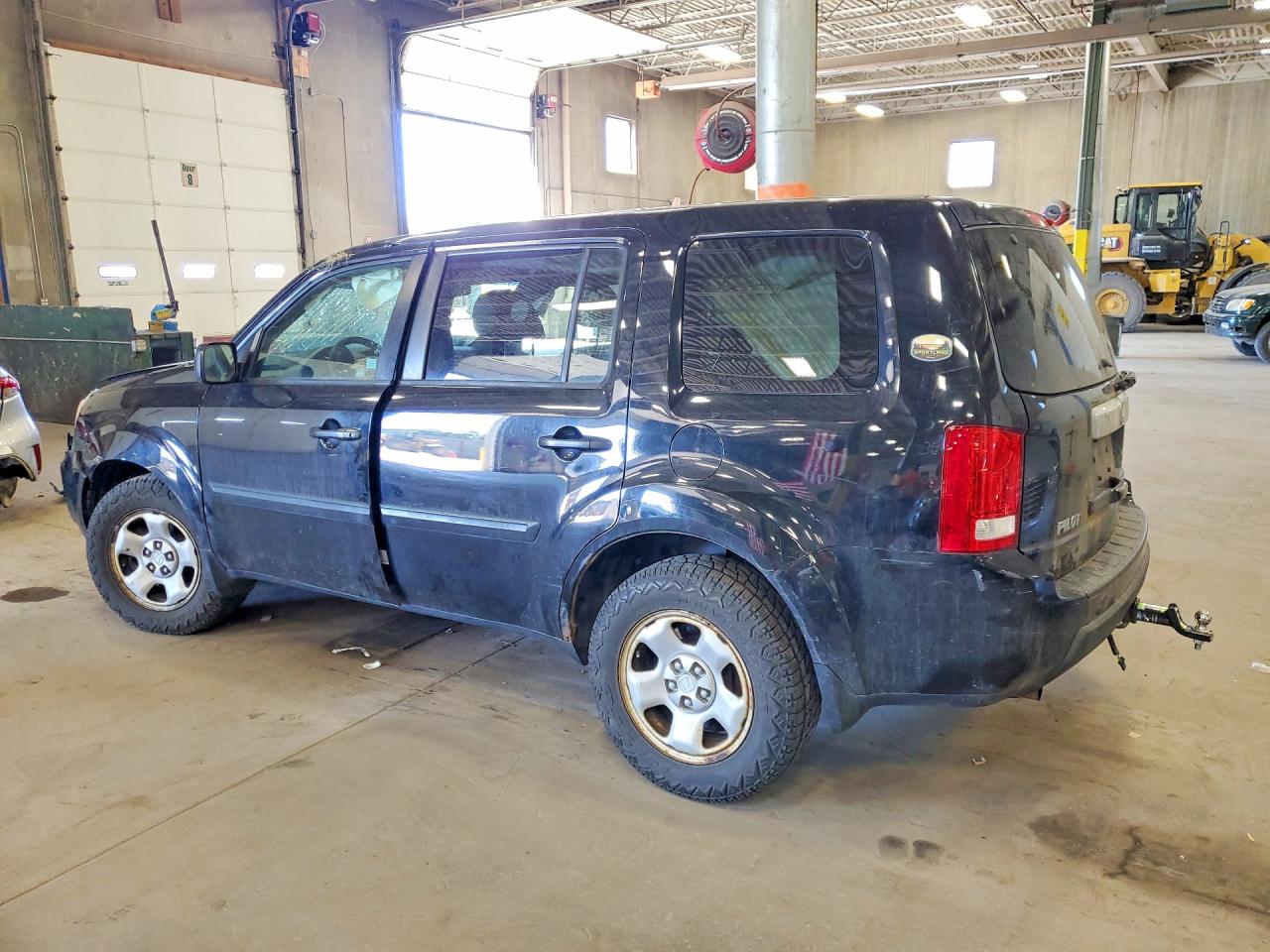 2010 Honda Pilot Lx Black vin: 5FNYF4H26AB037247
