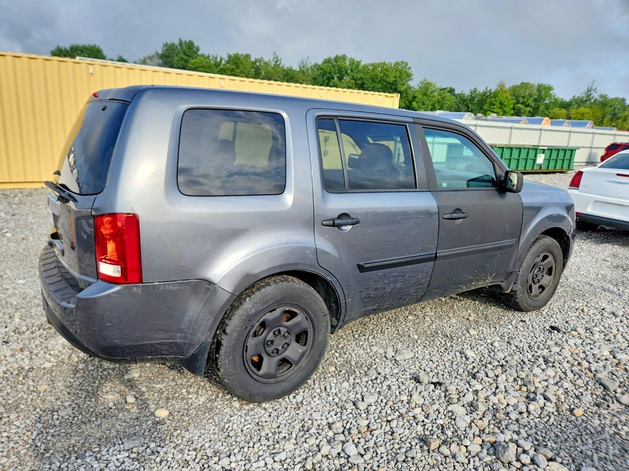 2012 Honda Pilot Lx Серый vin: 5FNYF4H26CB022508