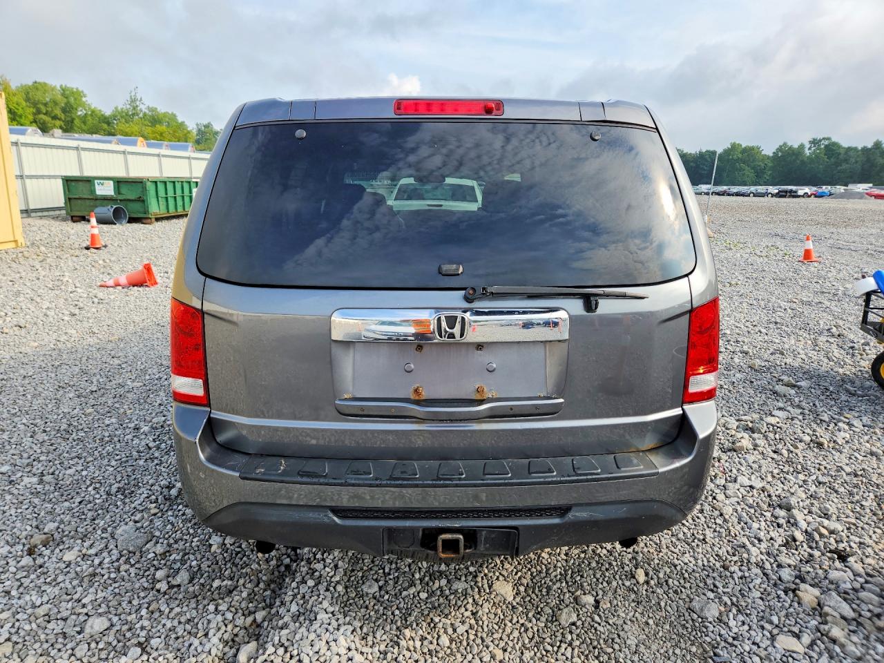 2012 Honda Pilot Lx Серый vin: 5FNYF4H26CB022508