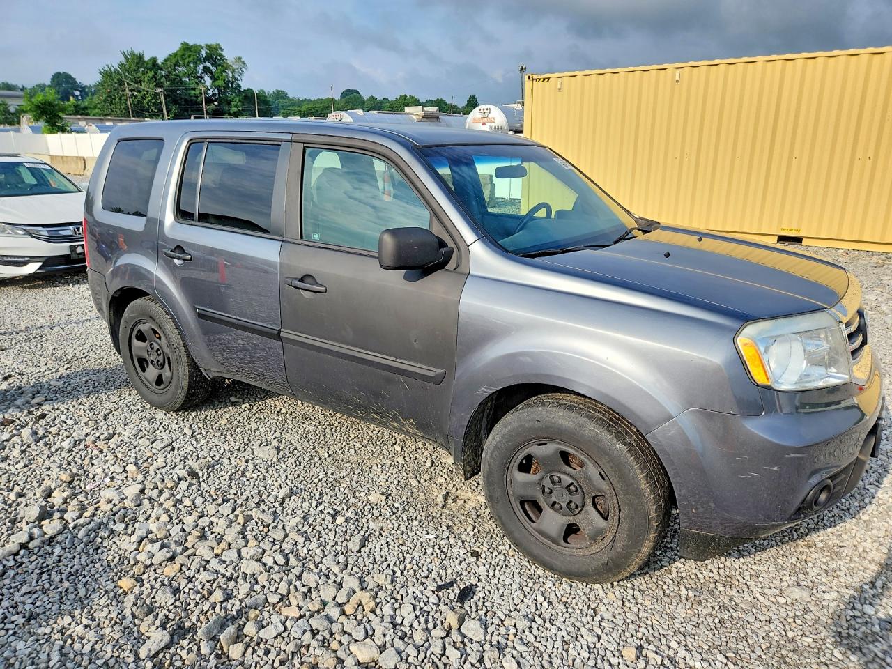 2012 Honda Pilot Lx Серый vin: 5FNYF4H26CB022508