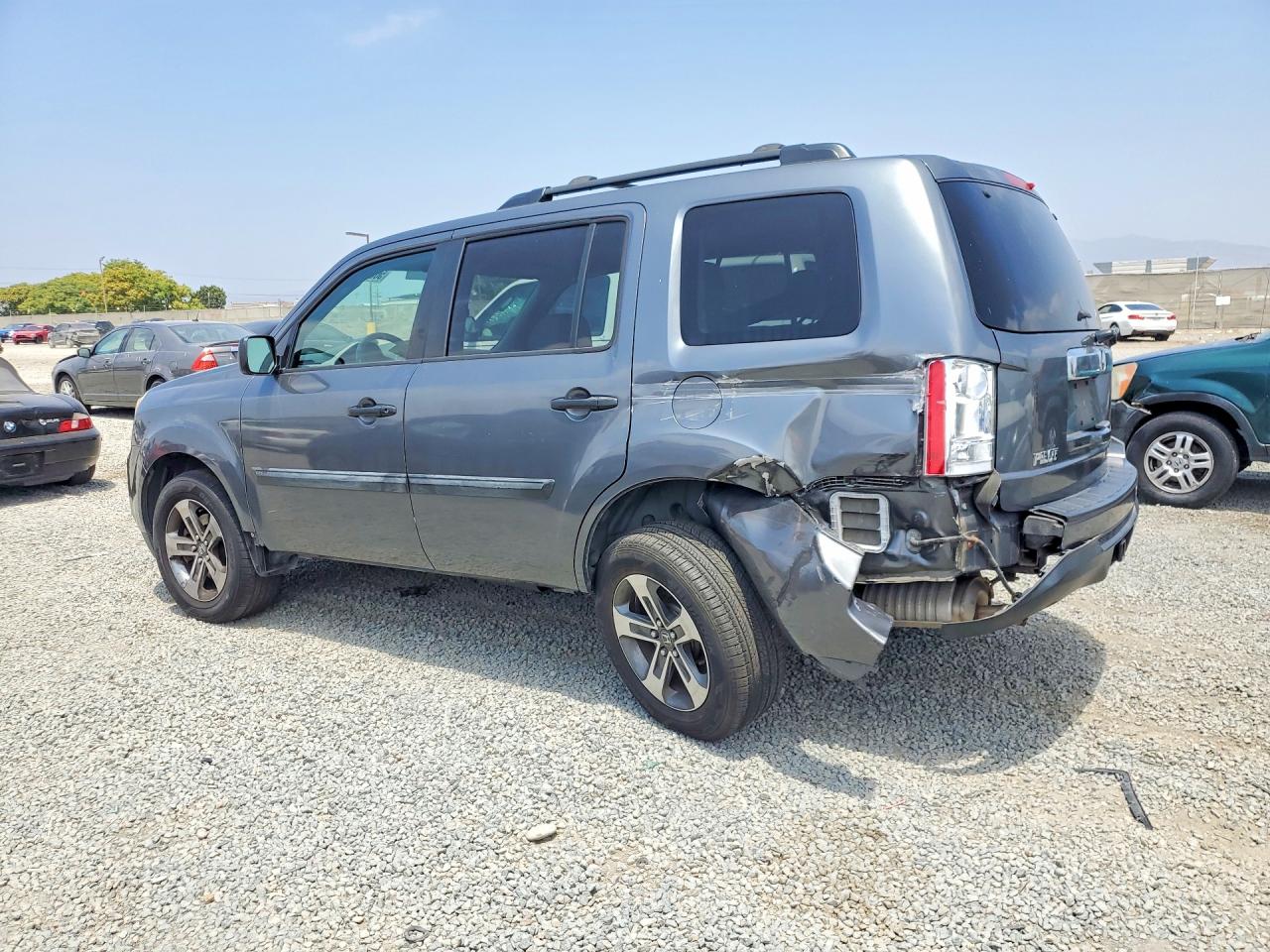 2013 Honda Pilot Lx Серый vin: 5FNYF4H26DB041187