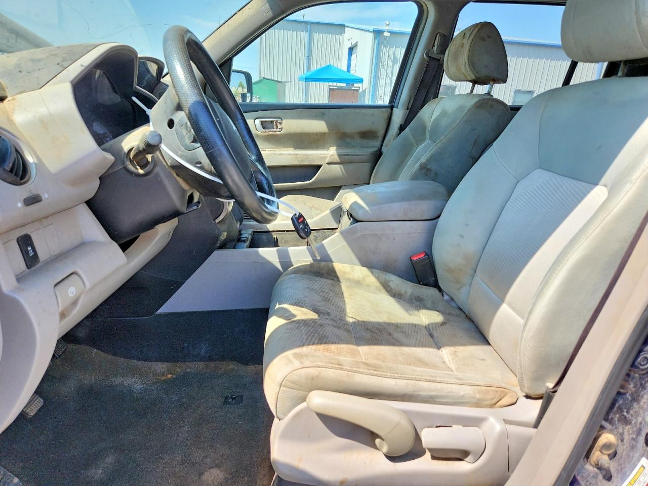 2014 Honda Pilot Lx Blue vin: 5FNYF4H26EB057181