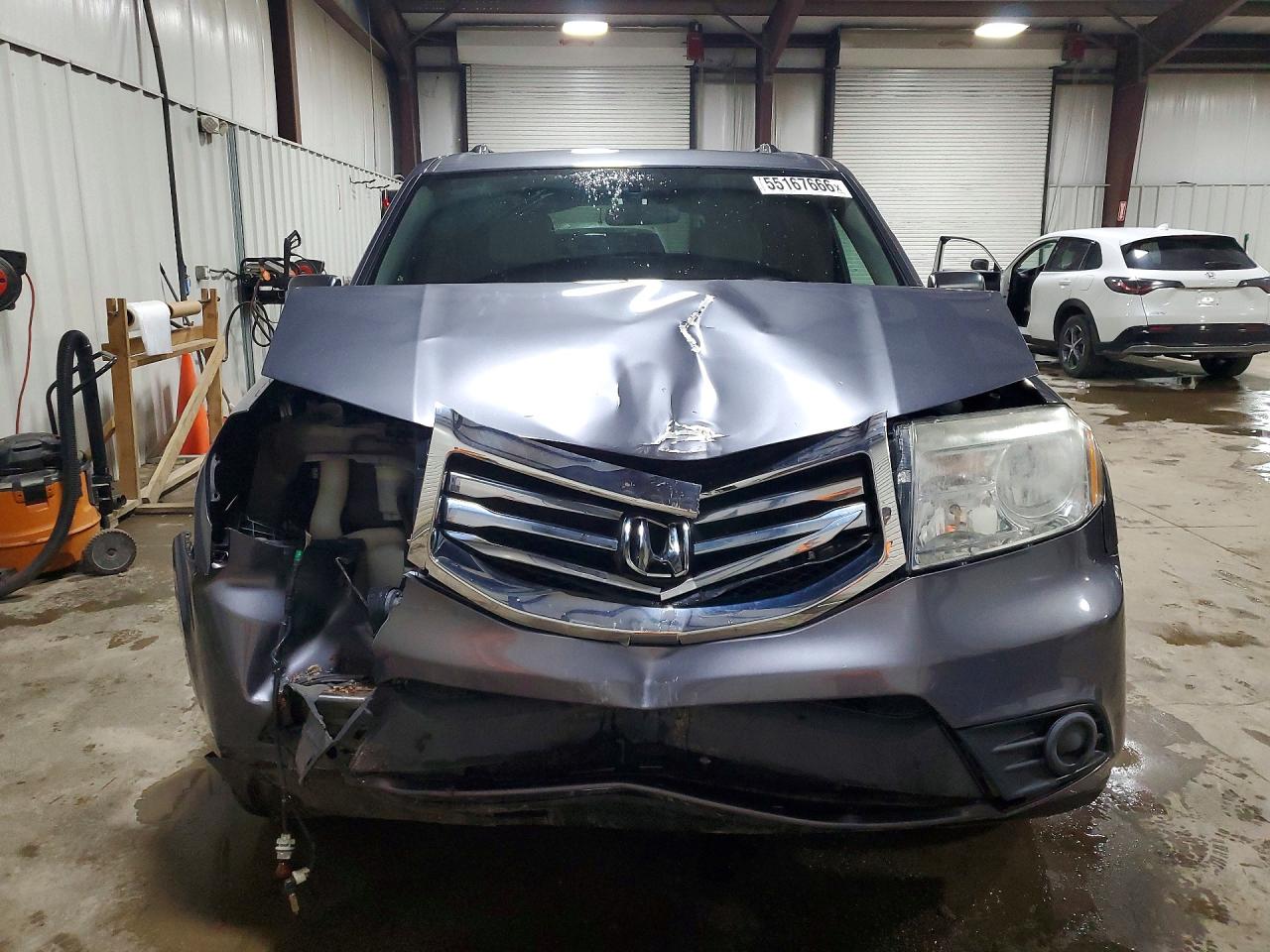 2015 Honda Pilot Lx Charcoal vin: 5FNYF4H26FB076024
