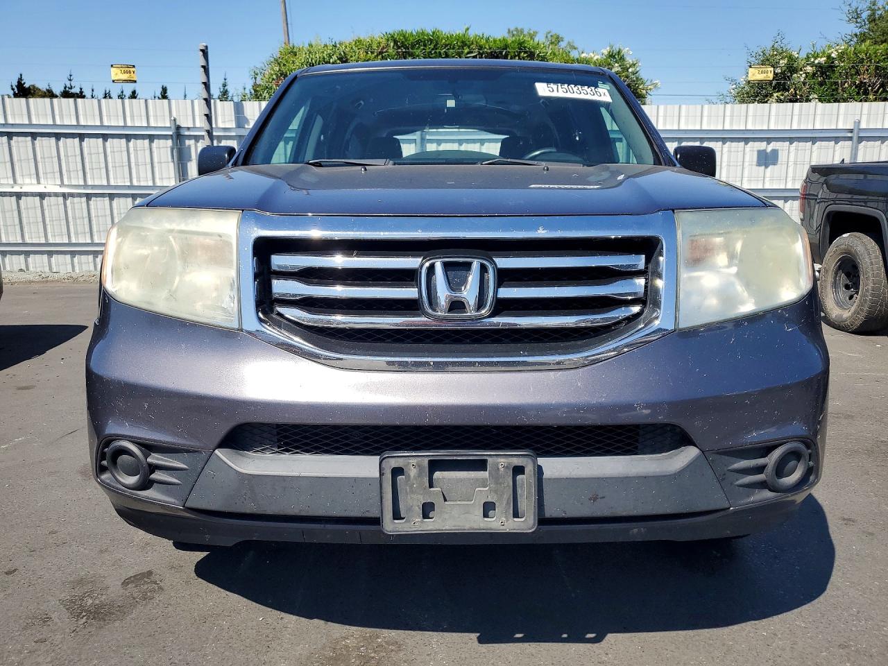 2015 Honda Pilot Lx Charcoal vin: 5FNYF4H27FB037863