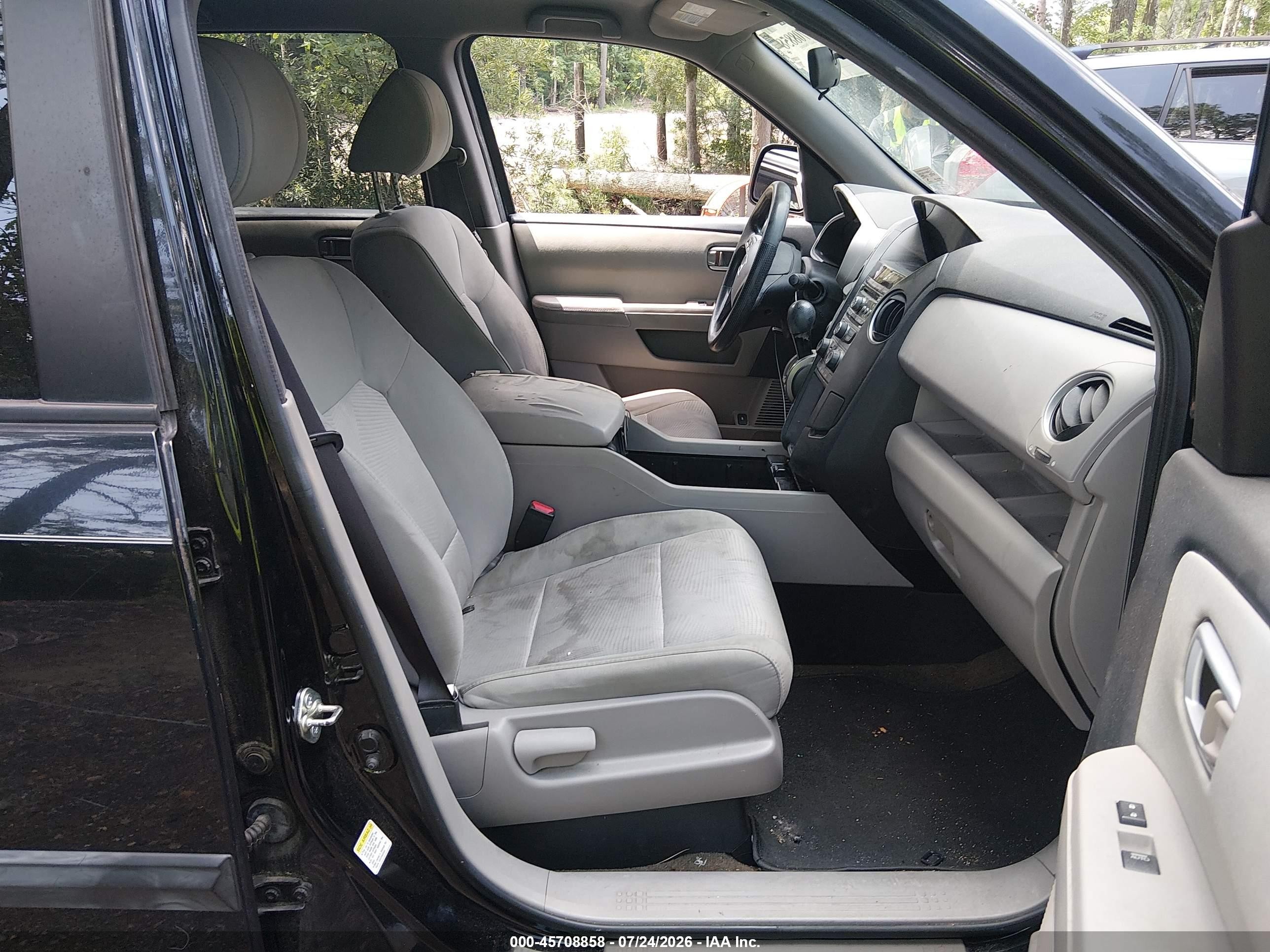 2015 Honda Pilot Lx Black vin: 5FNYF4H27FB068076