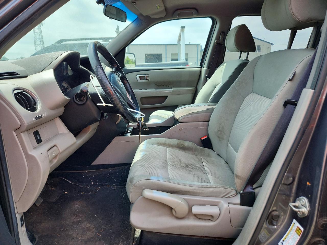 2012 Honda Pilot Gray vin: 5FNYF4H28CB039472