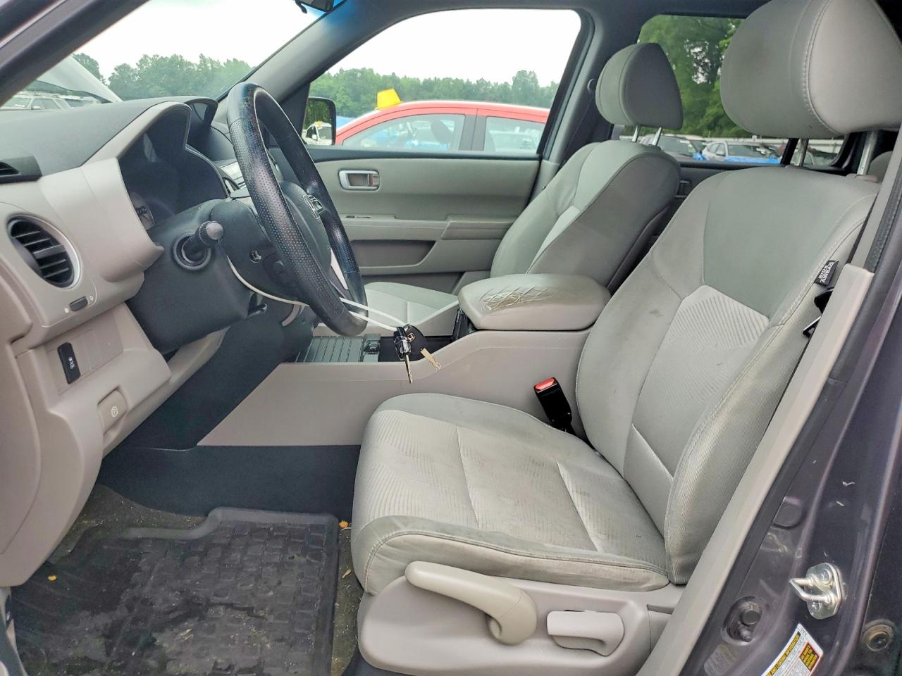 2015 Honda Pilot Lx Gray vin: 5FNYF4H28FB076025