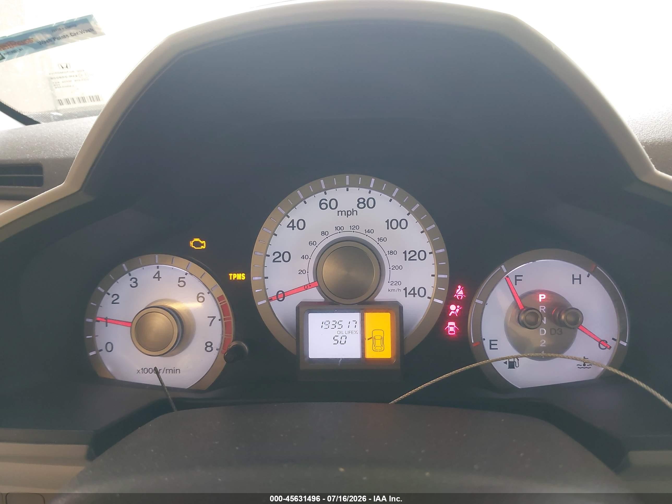 2011 Honda Pilot Lx Серый vin: 5FNYF4H29BB075380