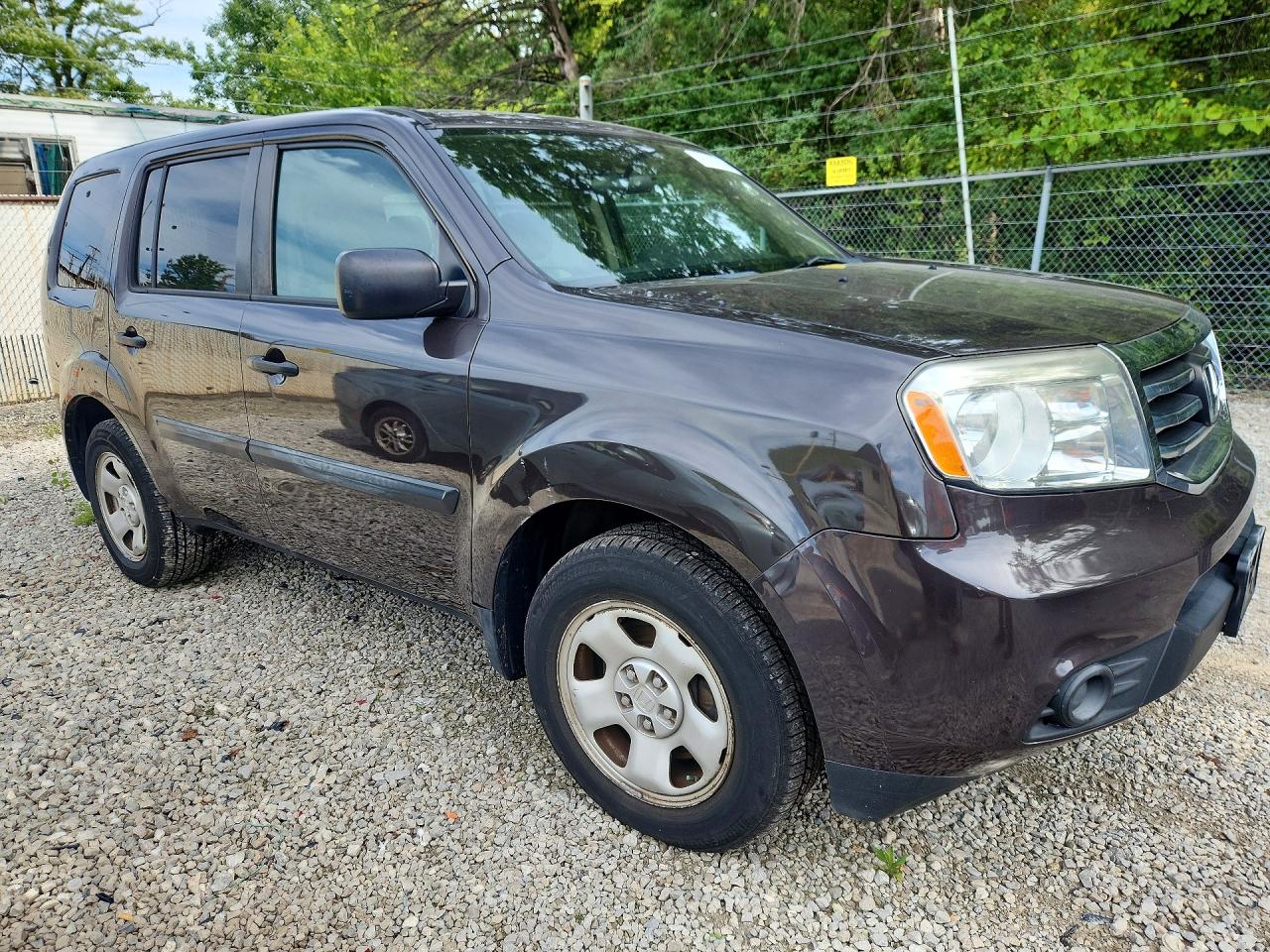 2013 Honda Pilot Lx Charcoal vin: 5FNYF4H29DB024559