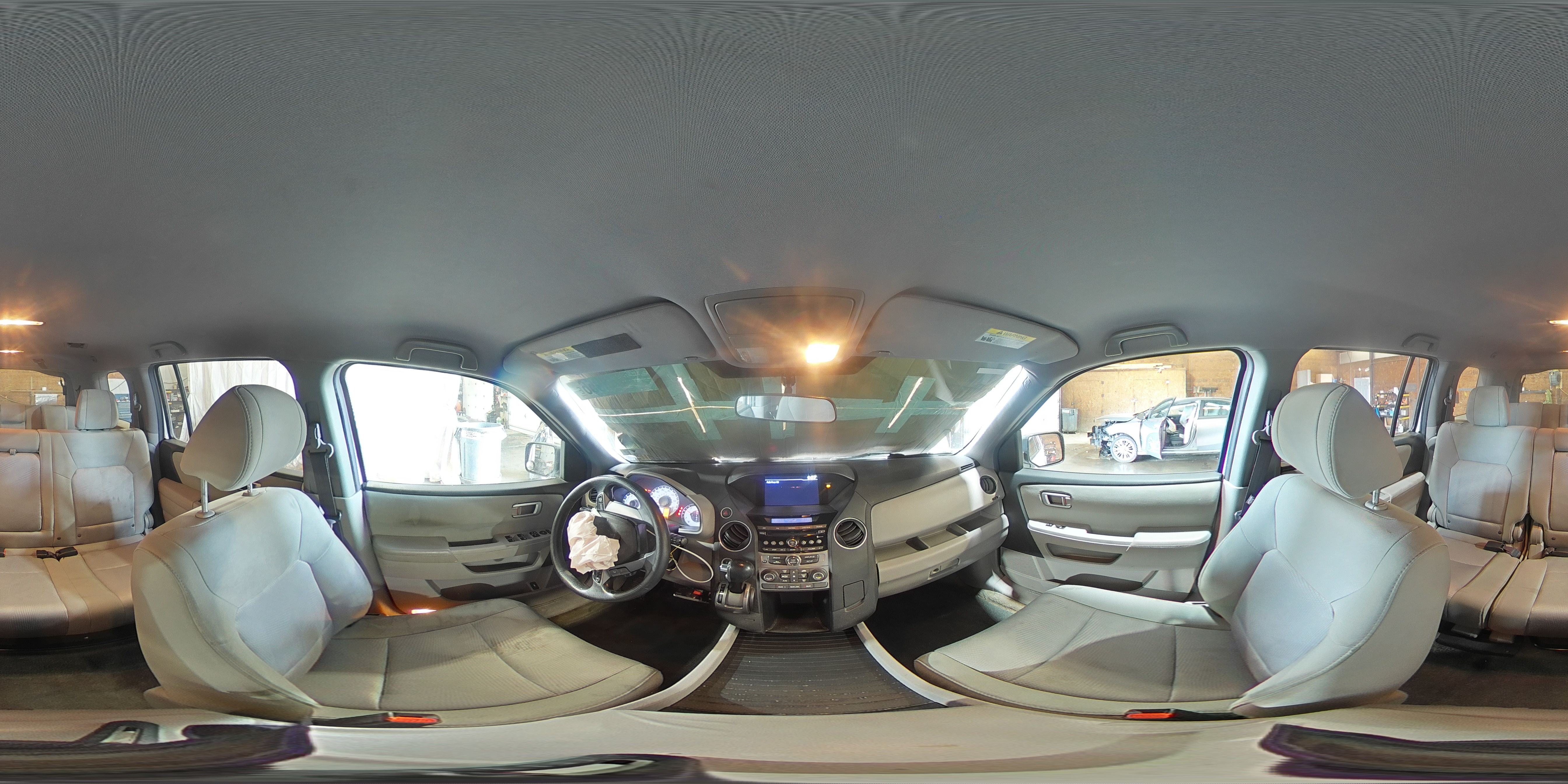 2013 Honda Pilot Lx White vin: 5FNYF4H29DB055679