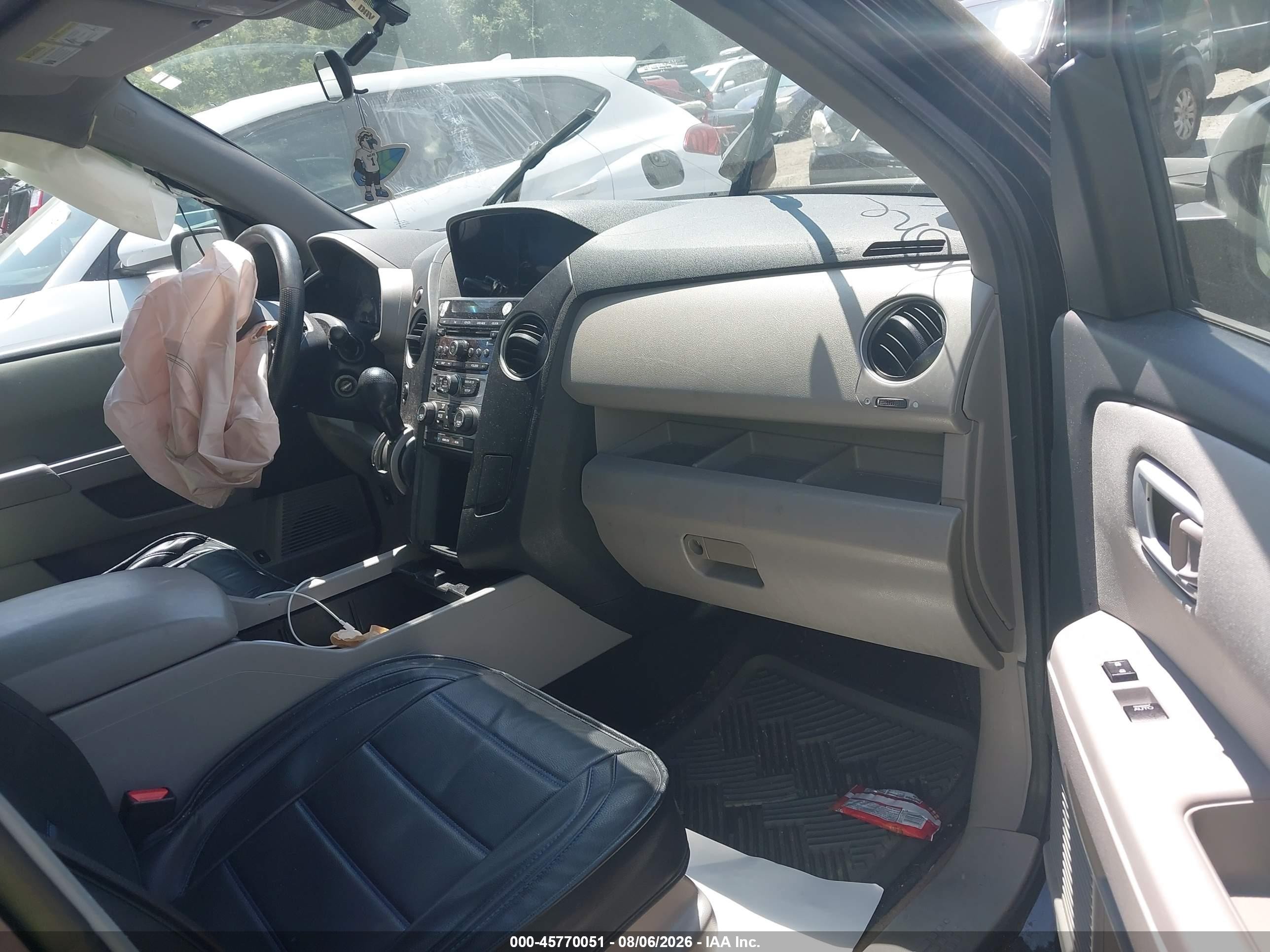 2013 Honda Pilot Lx Черный vin: 5FNYF4H29DB079724