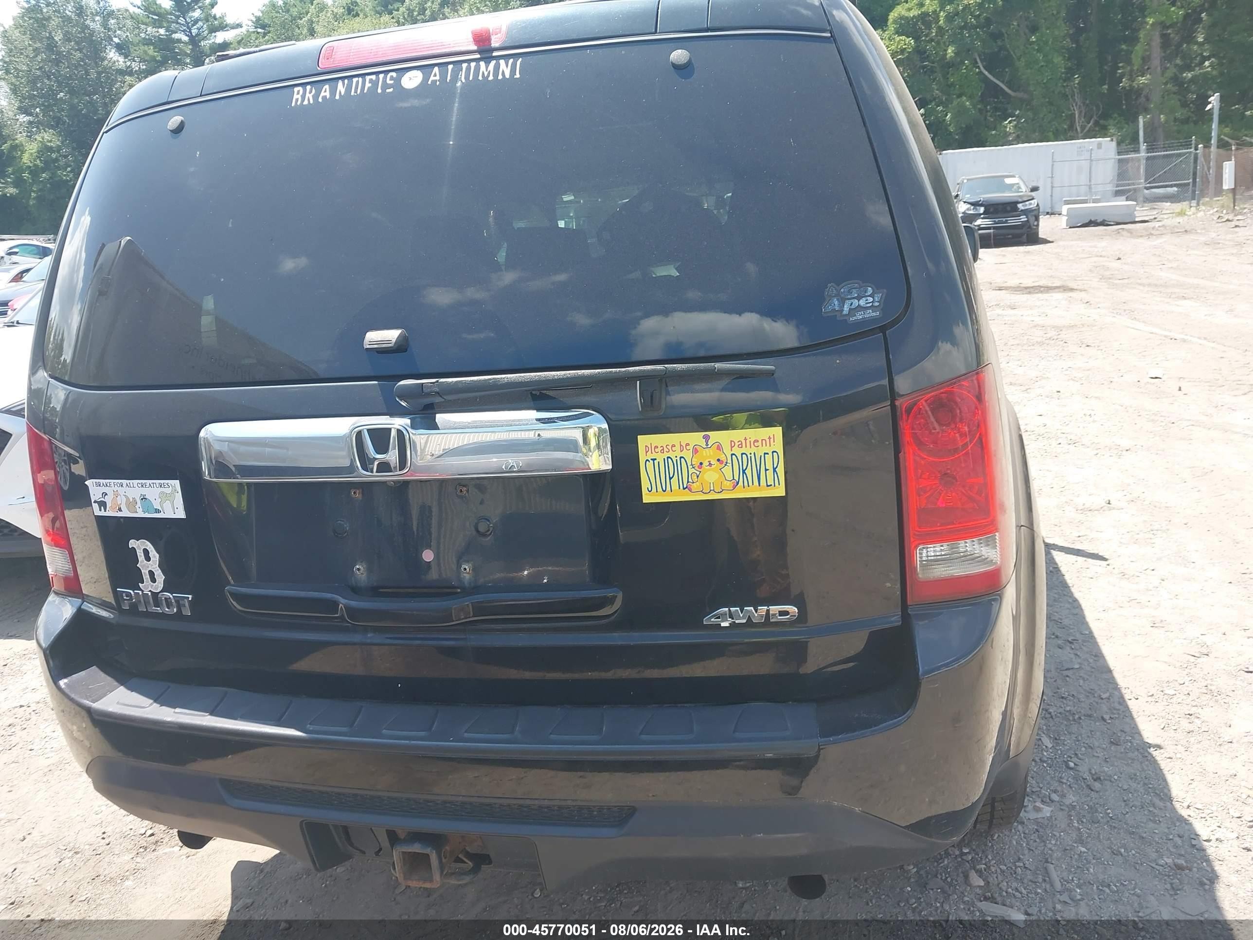 2013 Honda Pilot Lx Черный vin: 5FNYF4H29DB079724