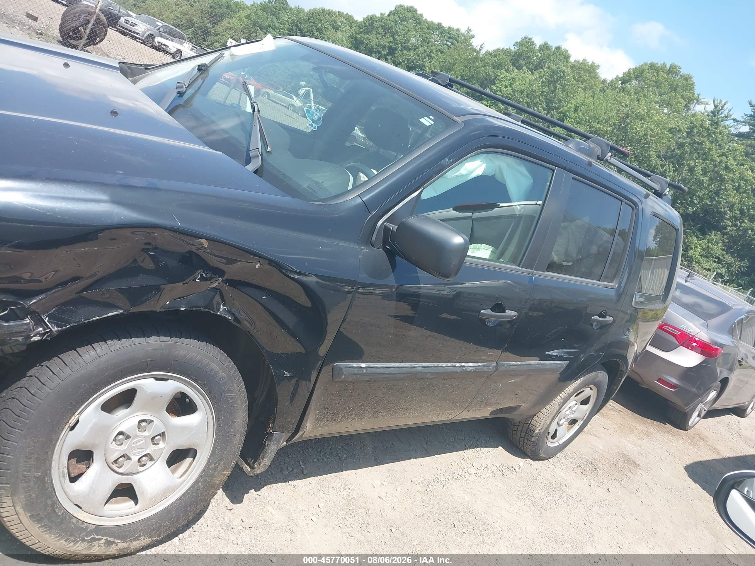 2013 Honda Pilot Lx Черный vin: 5FNYF4H29DB079724