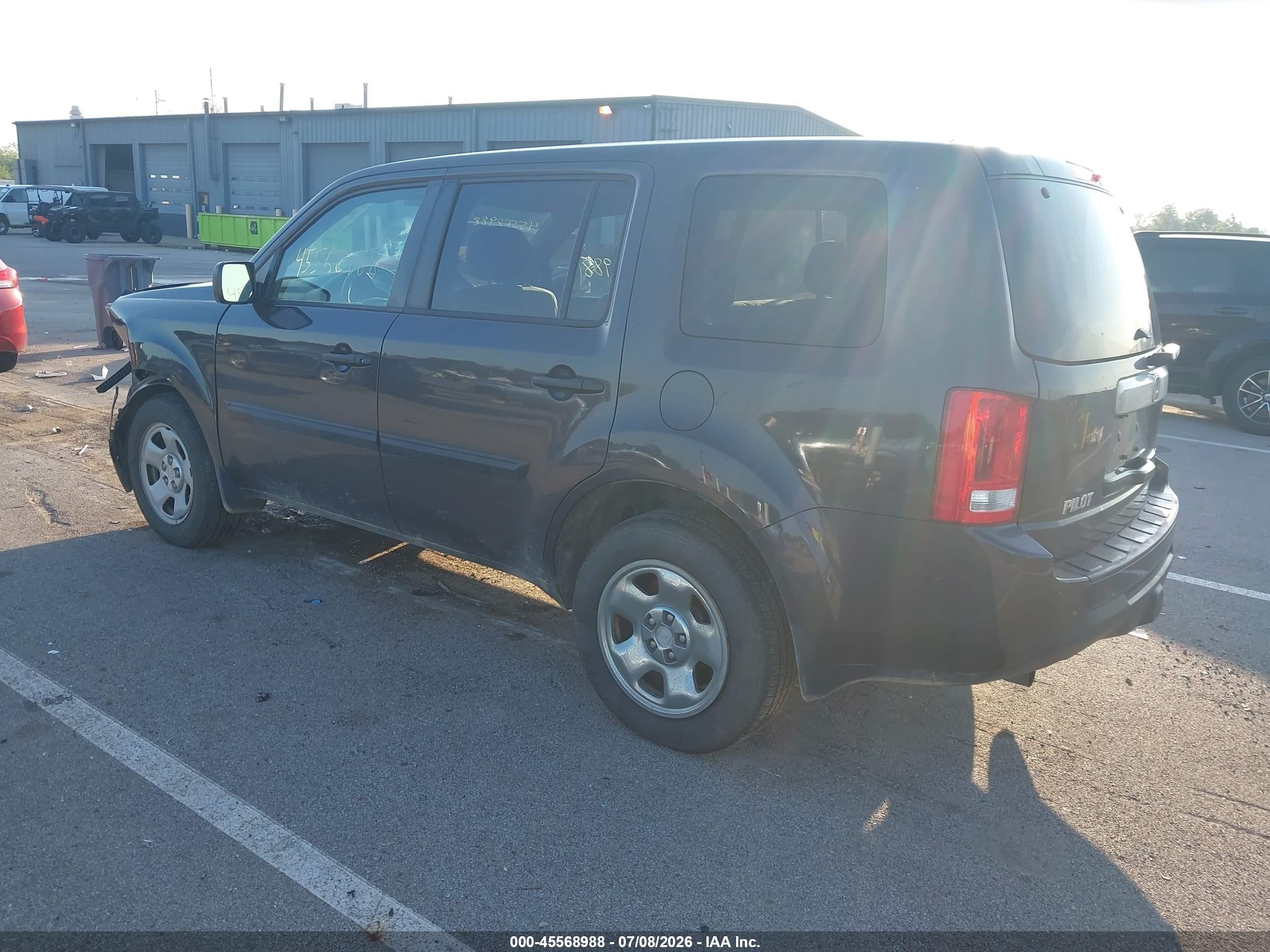 2015 Honda Pilot Lx Серый vin: 5FNYF4H29FB008235