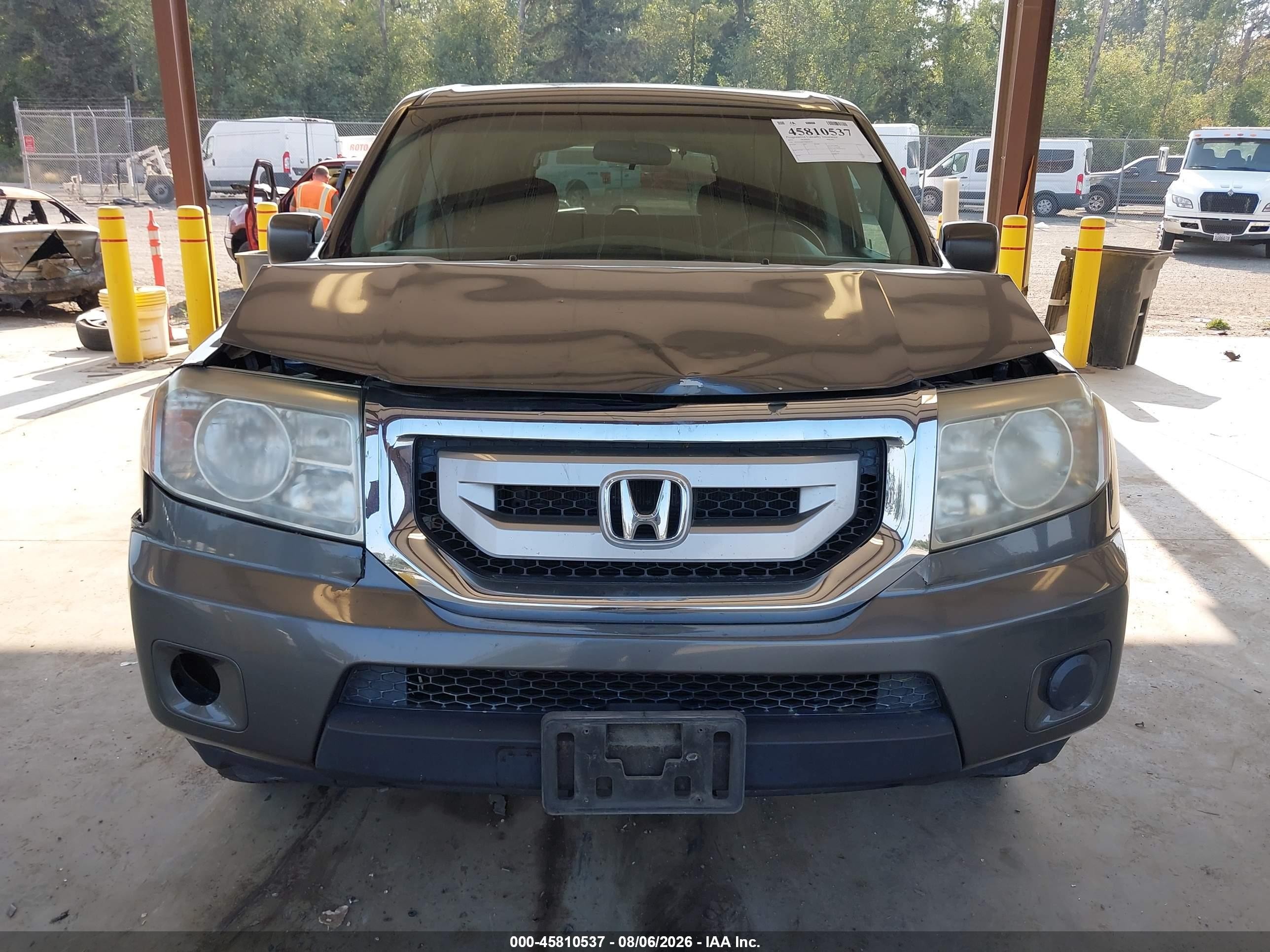 2011 Honda Pilot Lx Серый vin: 5FNYF4H2XBB028732