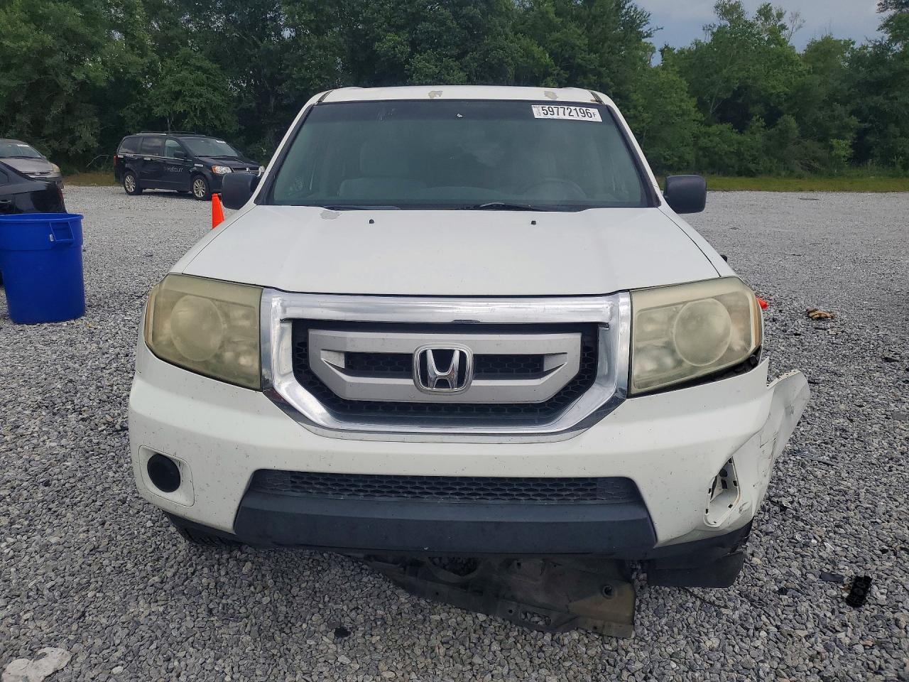 2011 Honda Pilot Lx Белый vin: 5FNYF4H2XBB094195