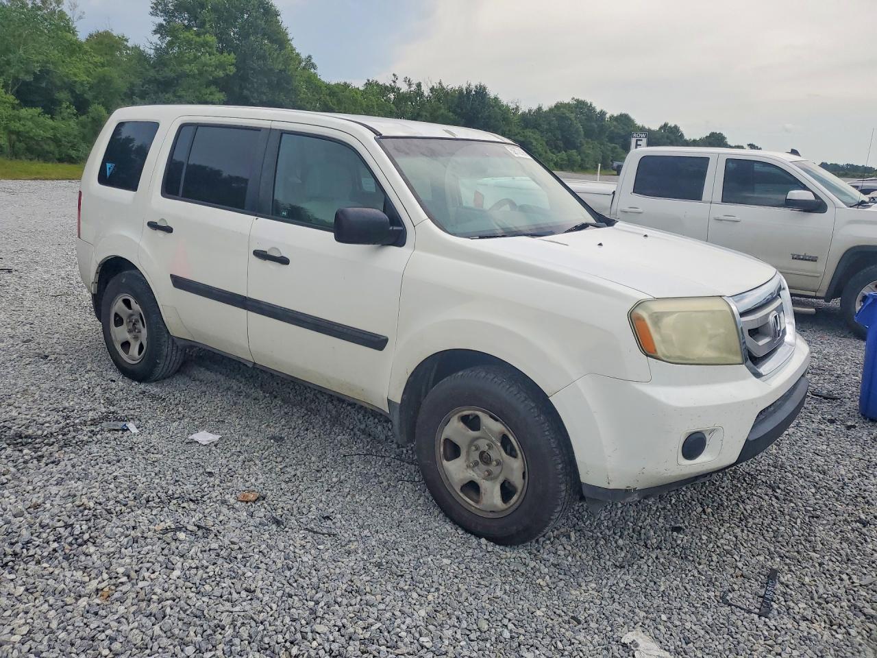 2011 Honda Pilot Lx Белый vin: 5FNYF4H2XBB094195