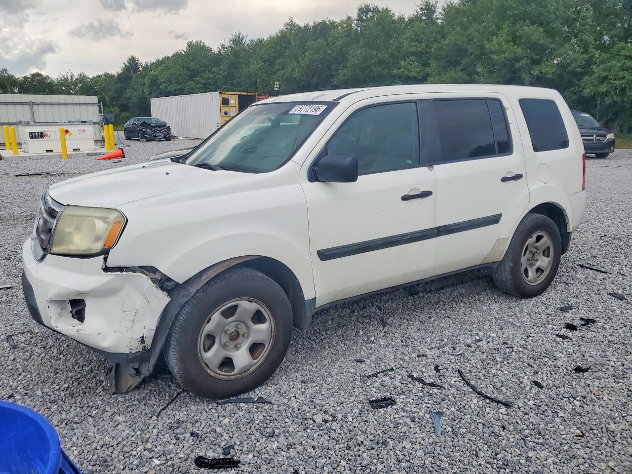 2011 Honda Pilot Lx Белый vin: 5FNYF4H2XBB094195