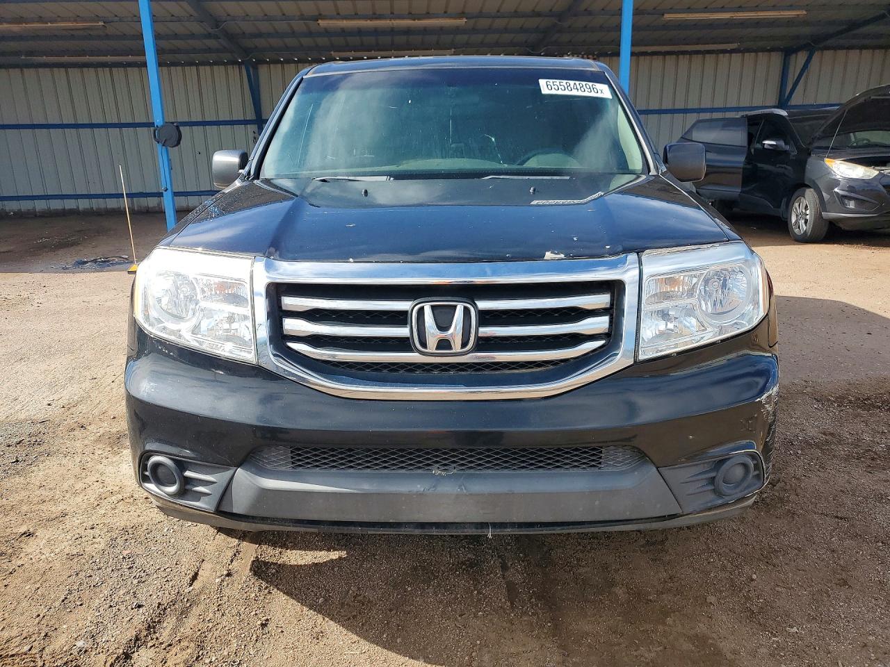 2012 Honda Pilot Lx Black vin: 5FNYF4H2XCB010832