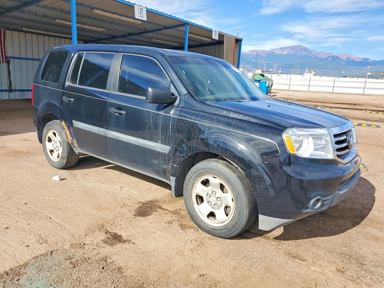 2012 Honda Pilot Lx Black vin: 5FNYF4H2XCB010832