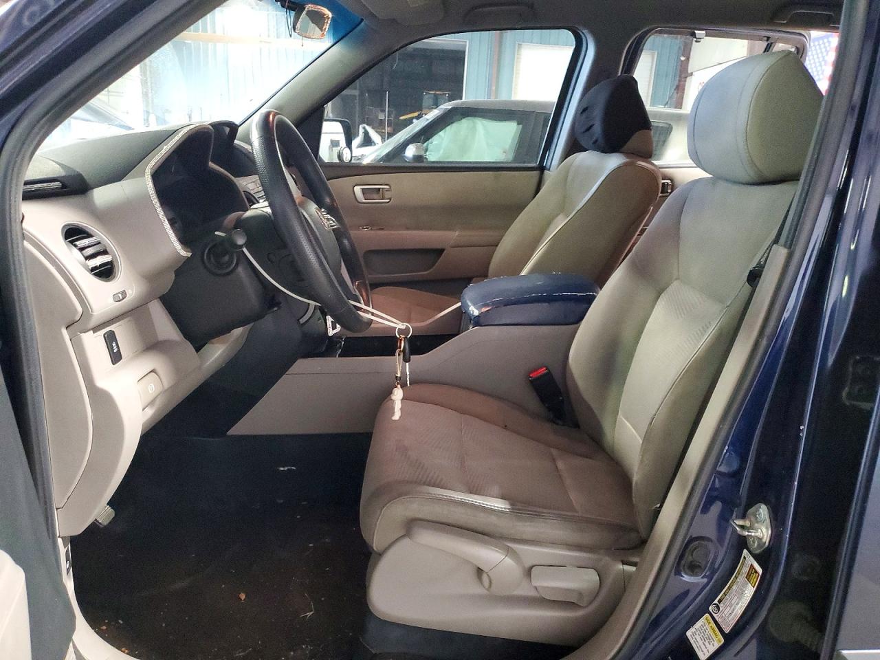 2013 Honda Pilot Lx Blue vin: 5FNYF4H2XDB008001