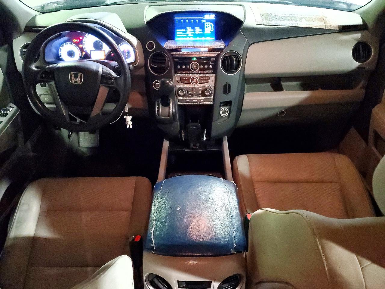 2013 Honda Pilot Lx Blue vin: 5FNYF4H2XDB008001