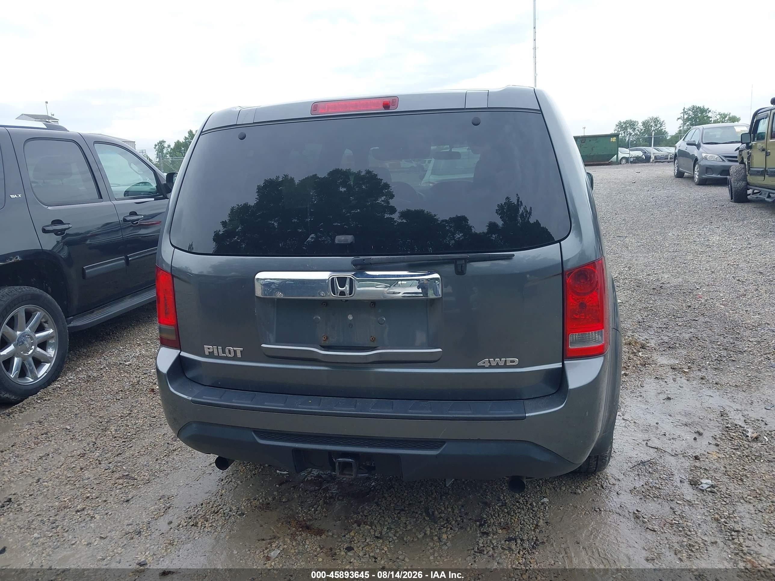2013 Honda Pilot Lx Black vin: 5FNYF4H2XDB057831