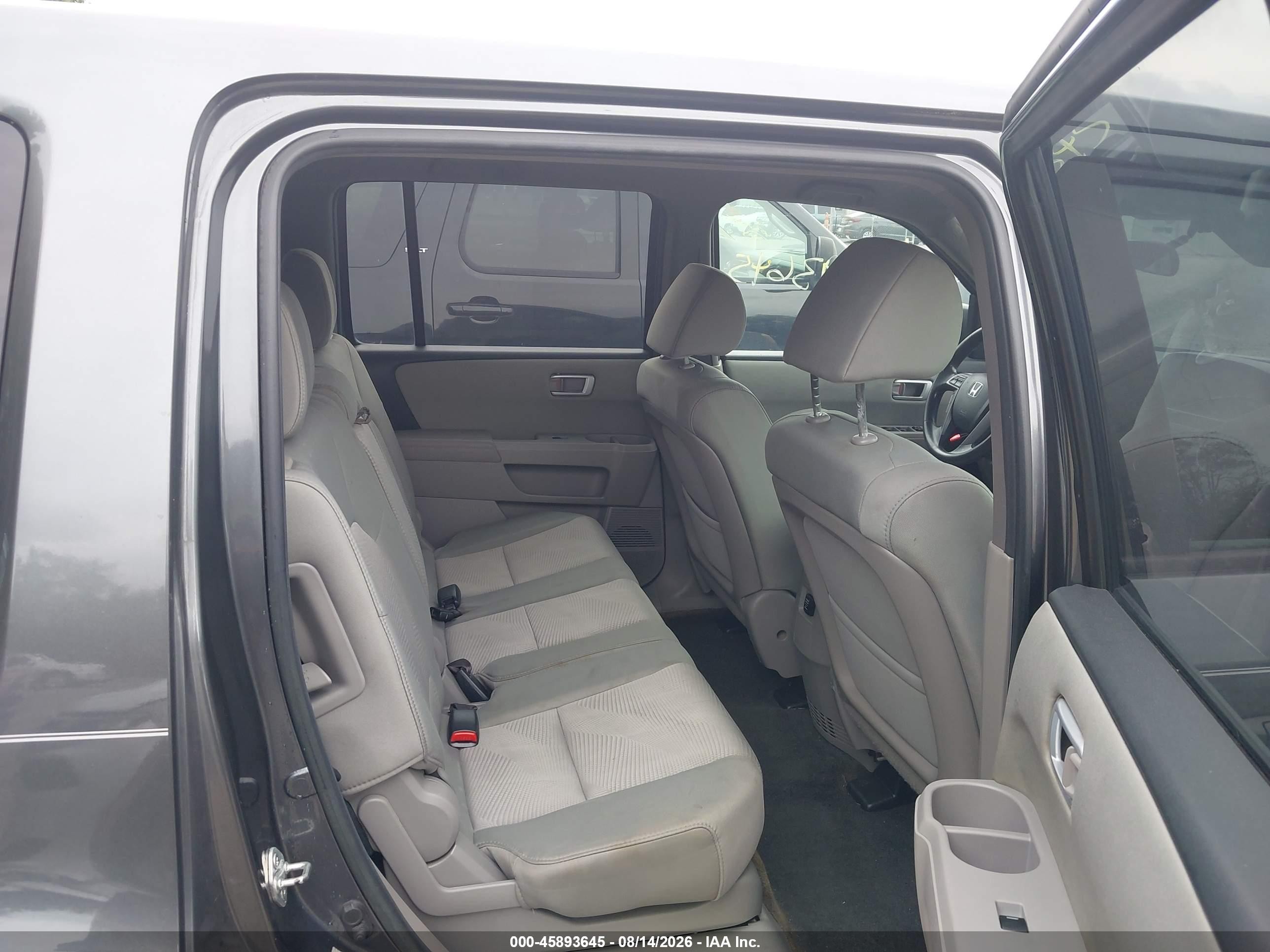 2013 Honda Pilot Lx Black vin: 5FNYF4H2XDB057831