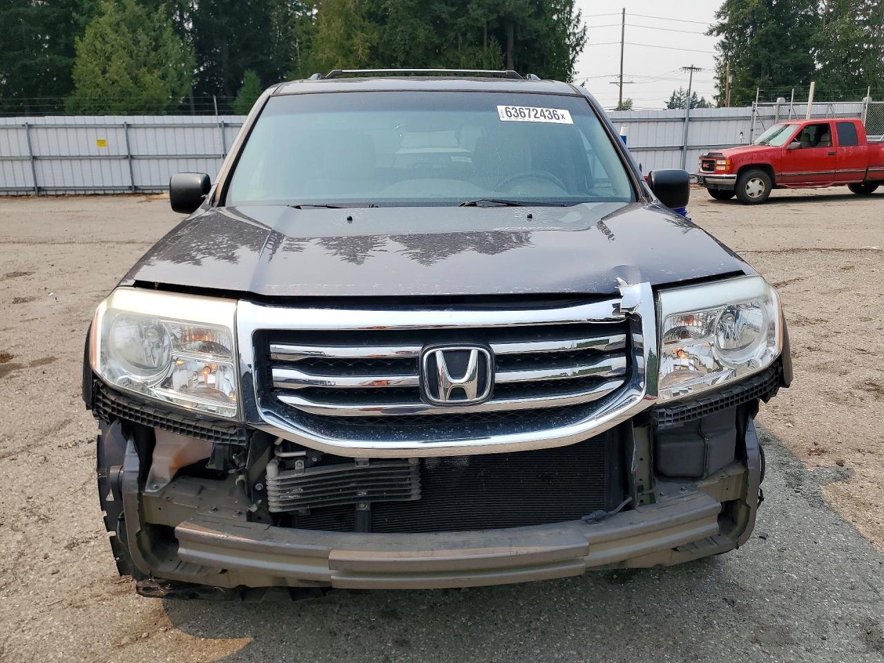 2014 Honda Pilot Lx Серый vin: 5FNYF4H2XEB011384
