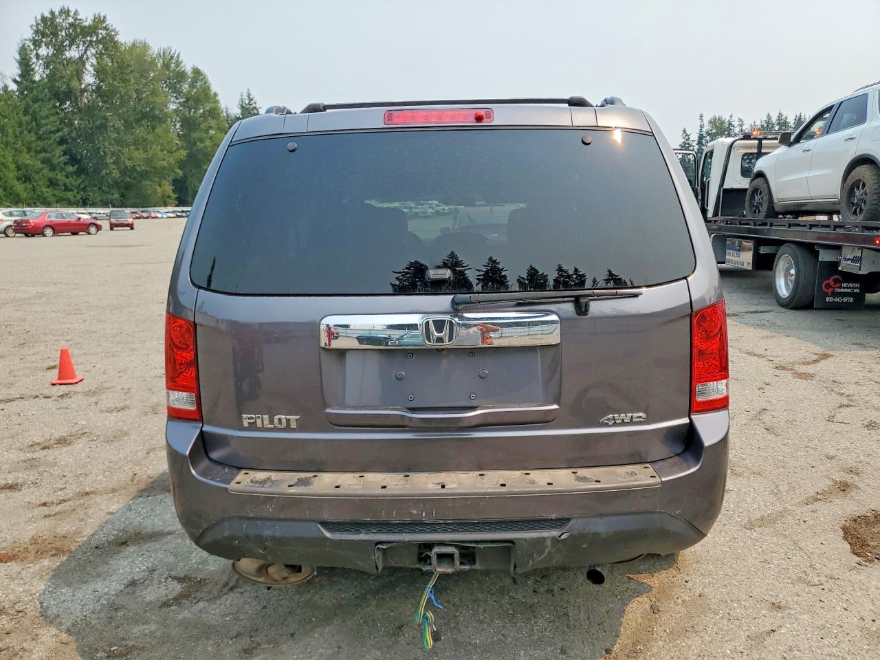 2014 Honda Pilot Lx Серый vin: 5FNYF4H2XEB011384