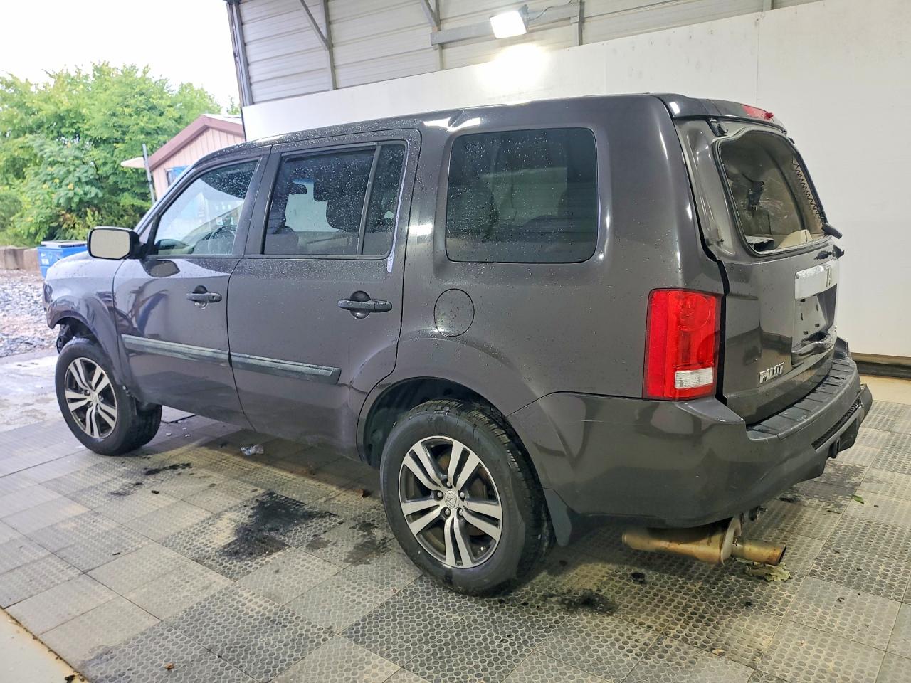2014 Honda Pilot Lx Серый vin: 5FNYF4H2XEB022773
