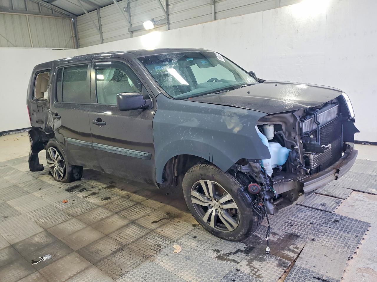 2014 Honda Pilot Lx Серый vin: 5FNYF4H2XEB022773