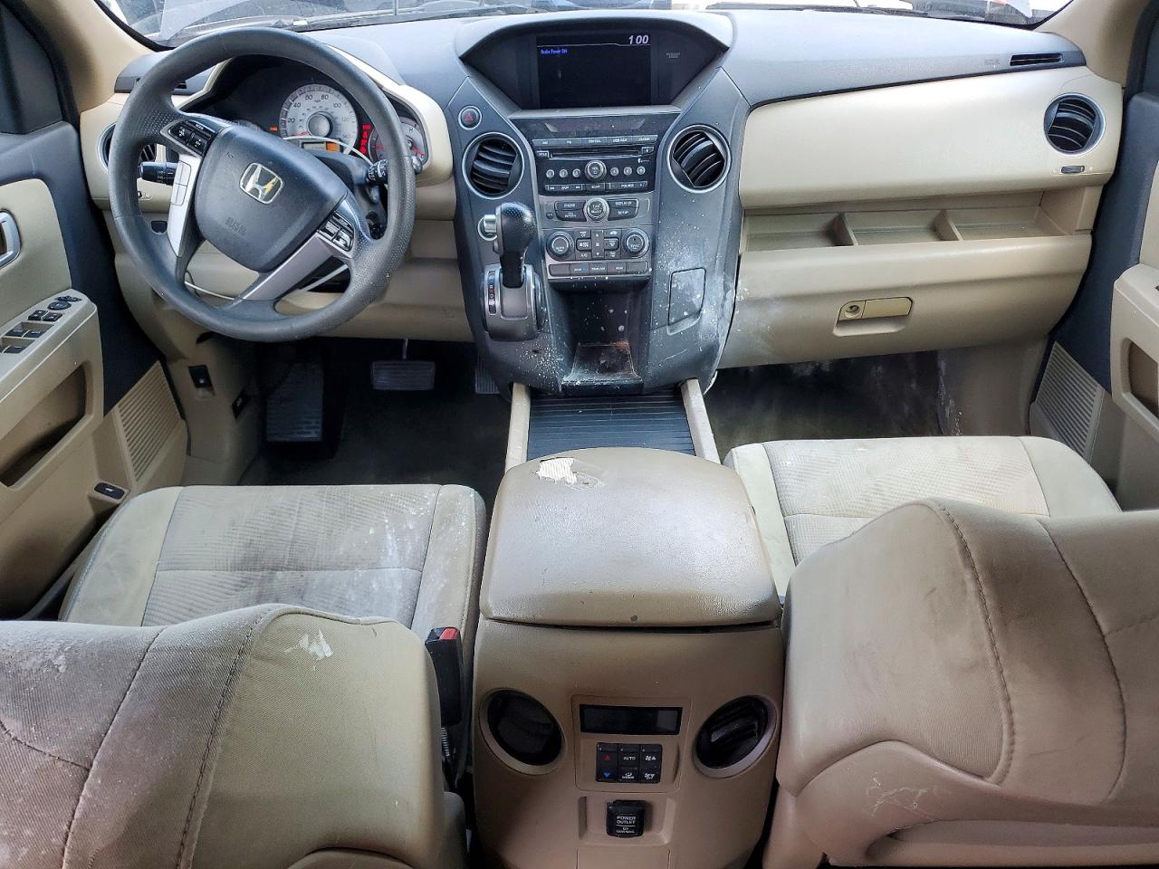 2014 Honda Pilot Lx Серый vin: 5FNYF4H2XEB022773