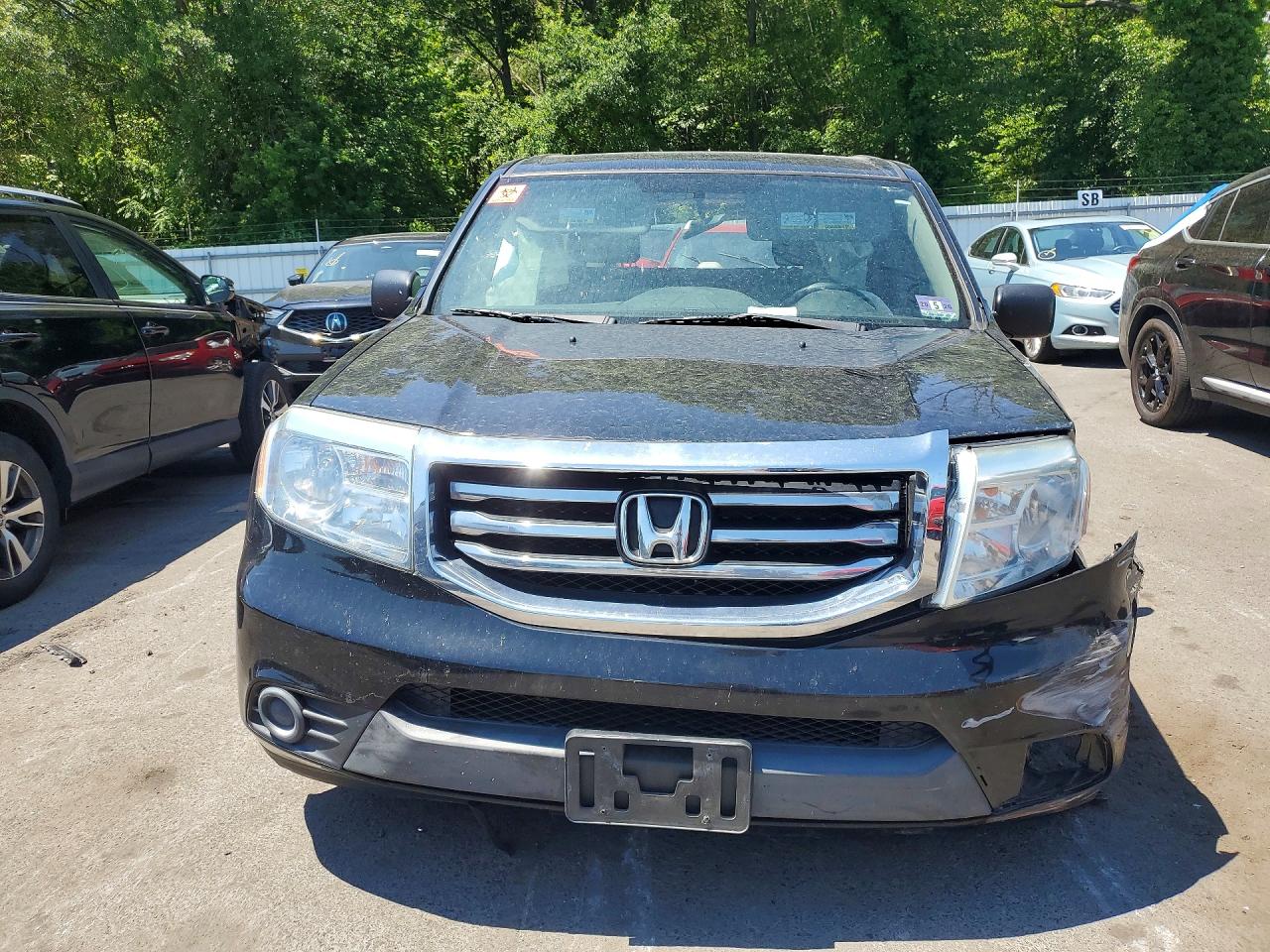2015 Honda Pilot Lx Black vin: 5FNYF4H2XFB062062