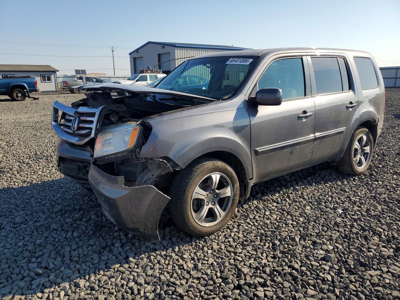 2015 Honda Pilot Se Gray vin: 5FNYF4H30FB047174