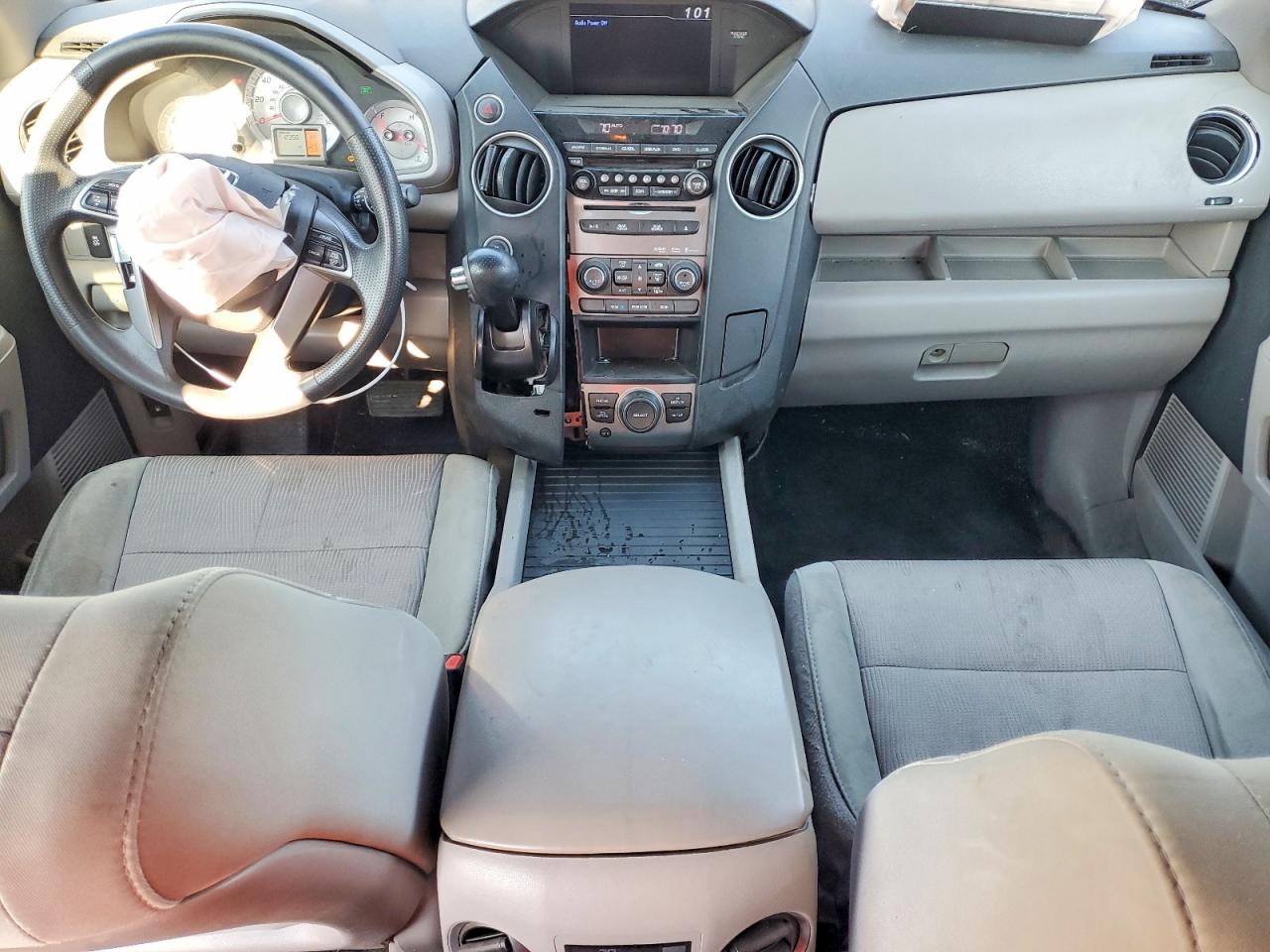 2015 Honda Pilot Se Gray vin: 5FNYF4H30FB047174