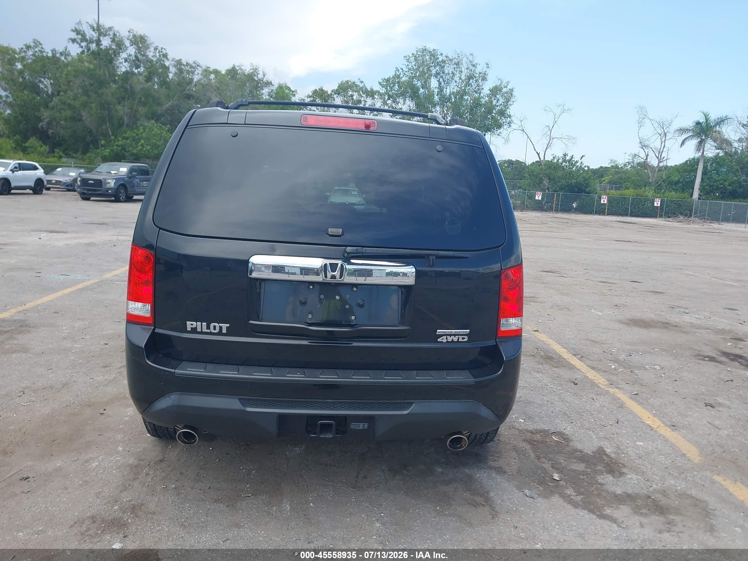 2015 Honda Pilot Se Black vin: 5FNYF4H30FB053301