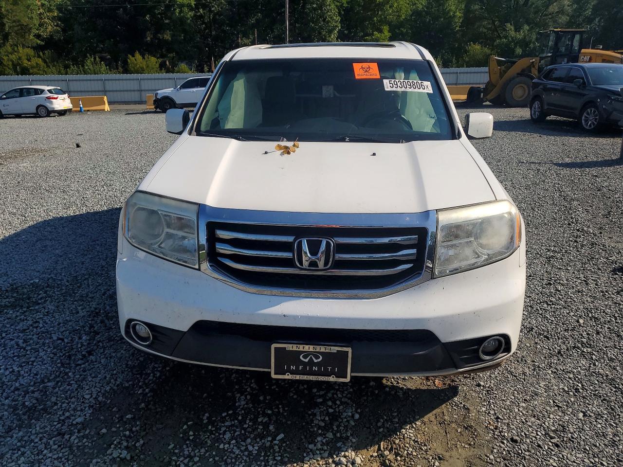 2015 Honda Pilot Se White vin: 5FNYF4H33FB016792