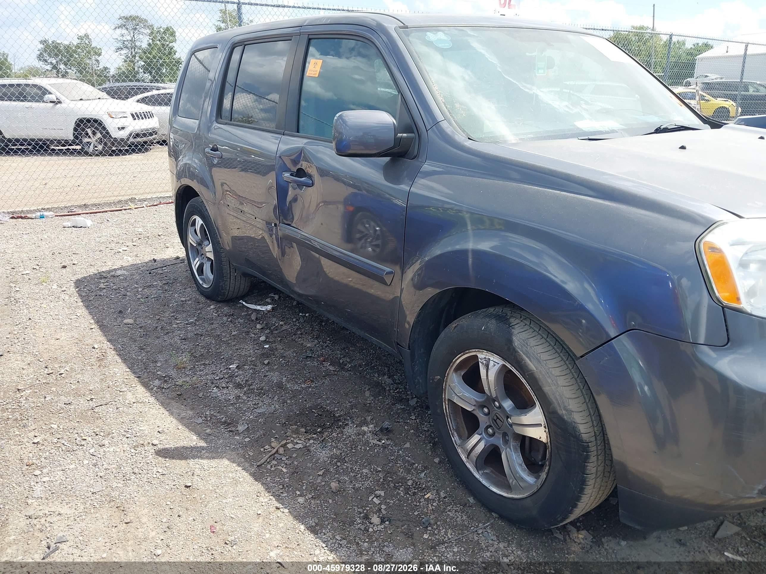 2015 Honda Pilot Se Gray vin: 5FNYF4H33FB055107