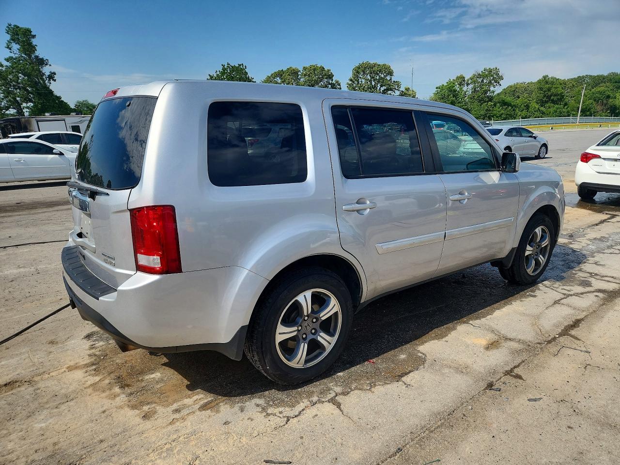 2015 Honda Pilot Se Silver vin: 5FNYF4H33FB067578