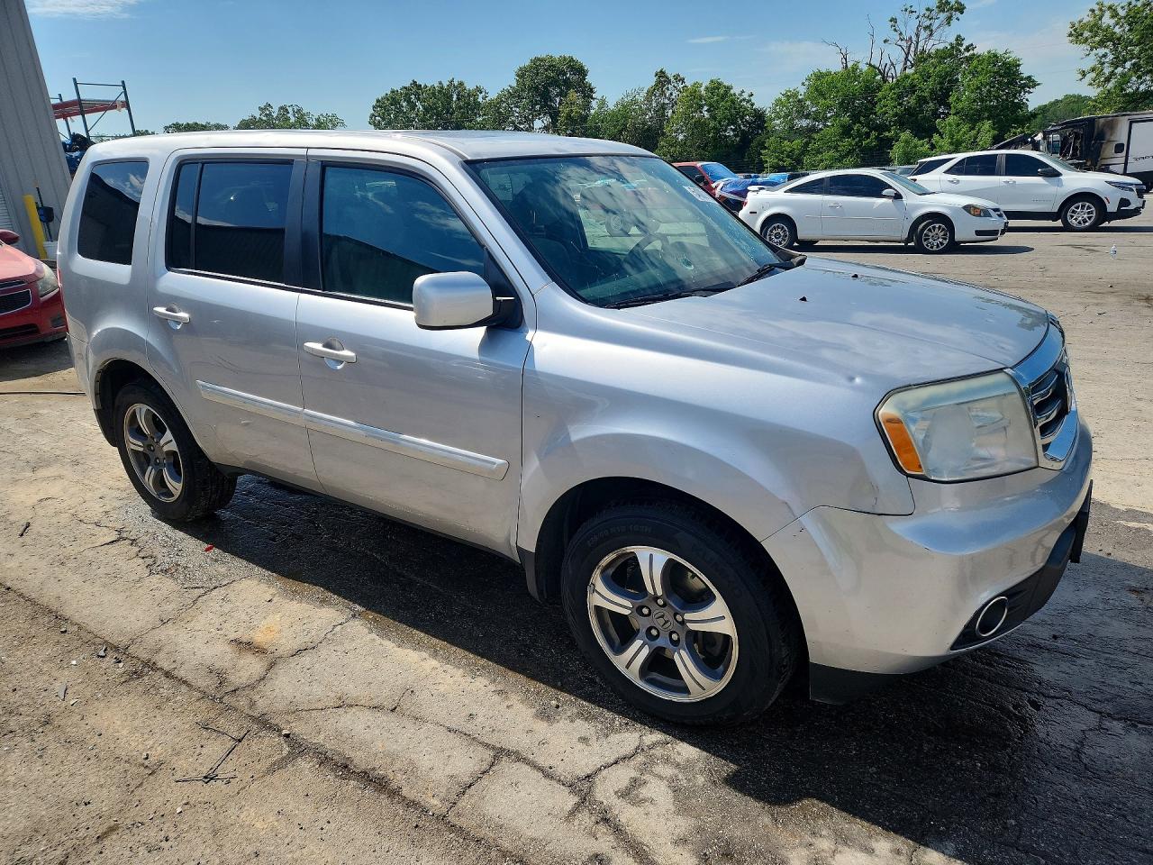 2015 Honda Pilot Se Silver vin: 5FNYF4H33FB067578