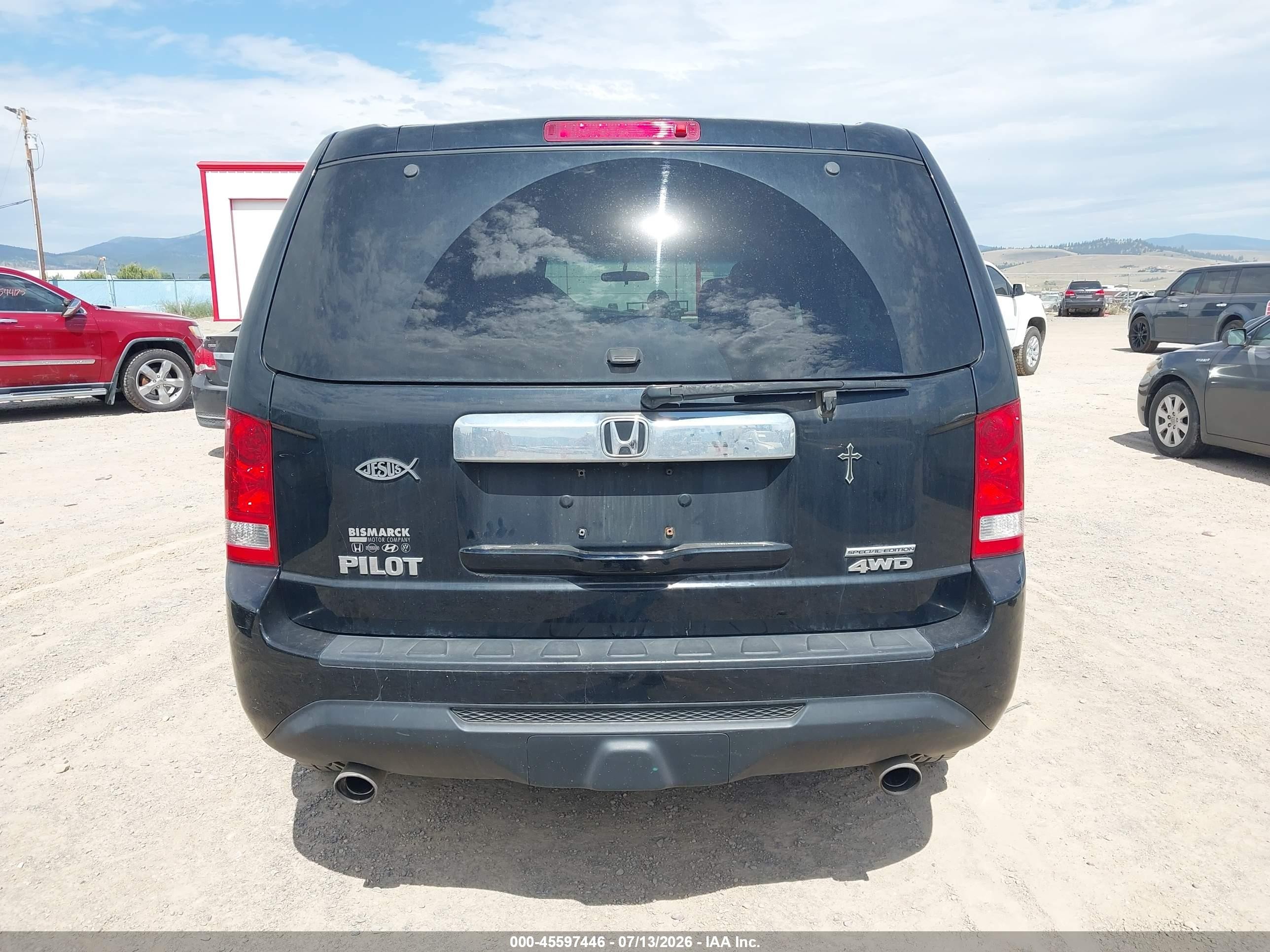 2015 Honda Pilot Se Black vin: 5FNYF4H34FB022178
