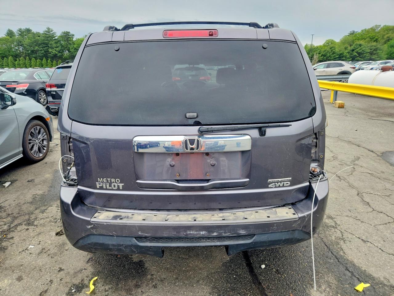 2015 Honda Pilot Se Gray vin: 5FNYF4H36FB058860