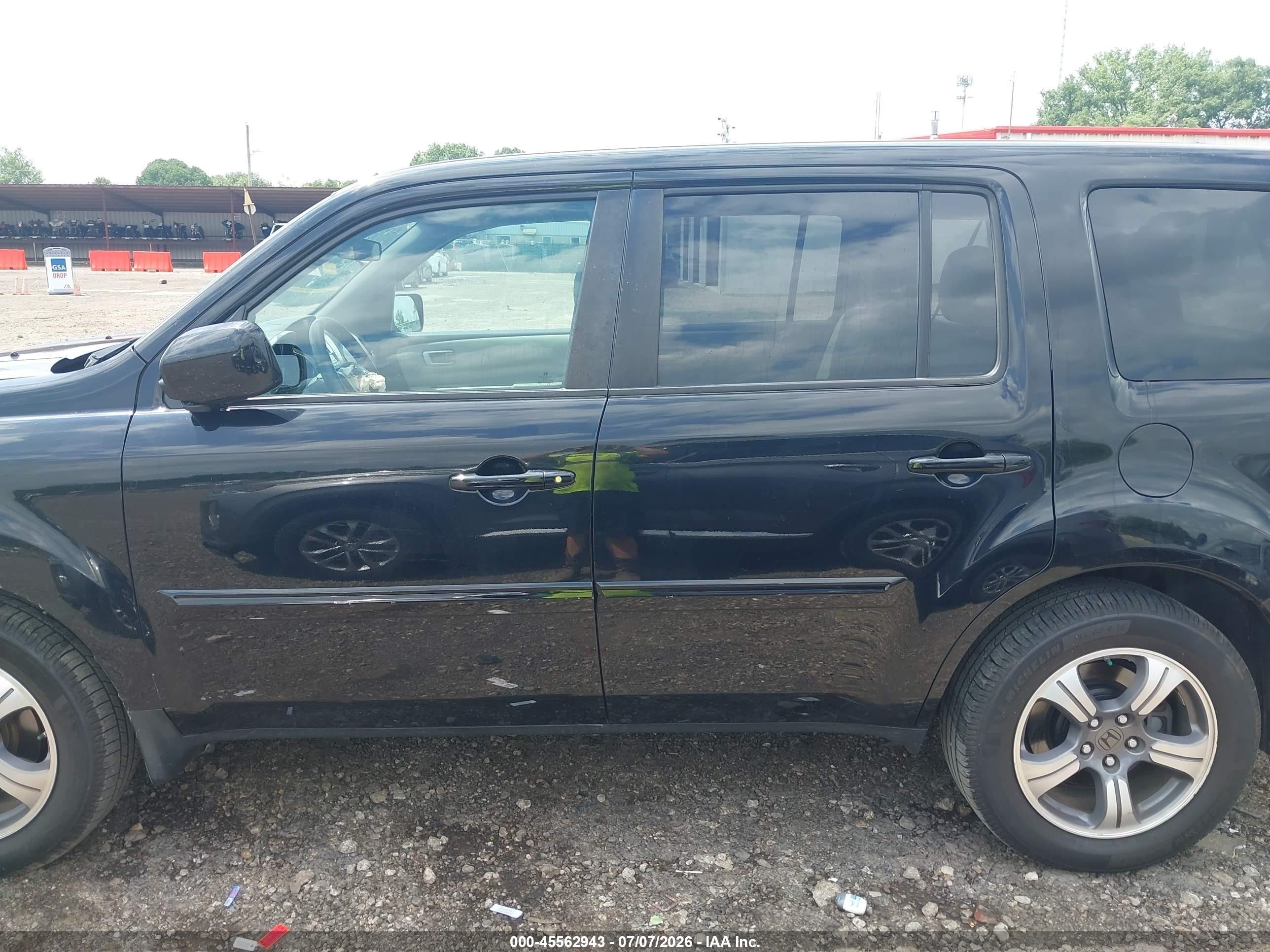 2015 Honda Pilot Se Black vin: 5FNYF4H37FB053344